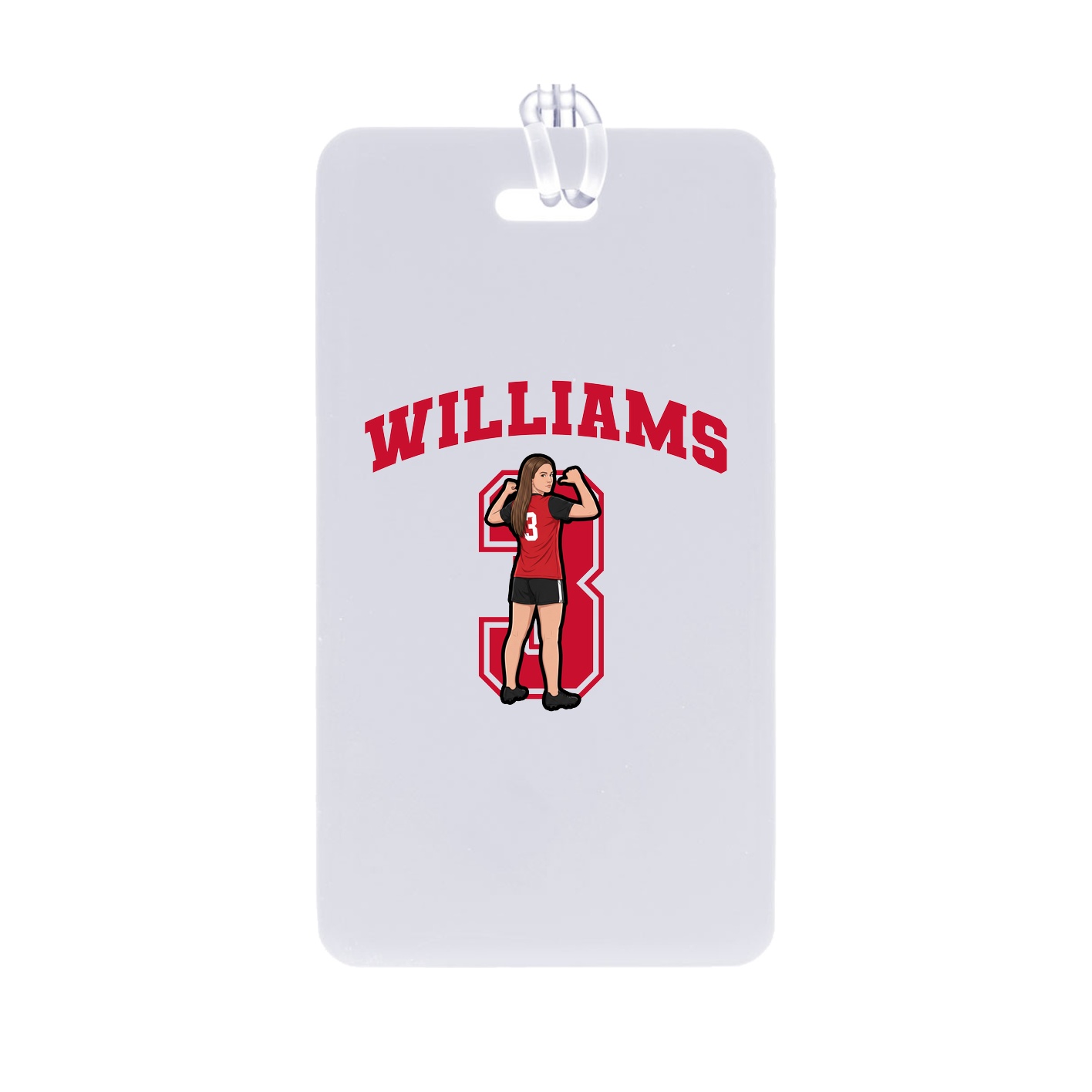Bag Tag — Number in Classic