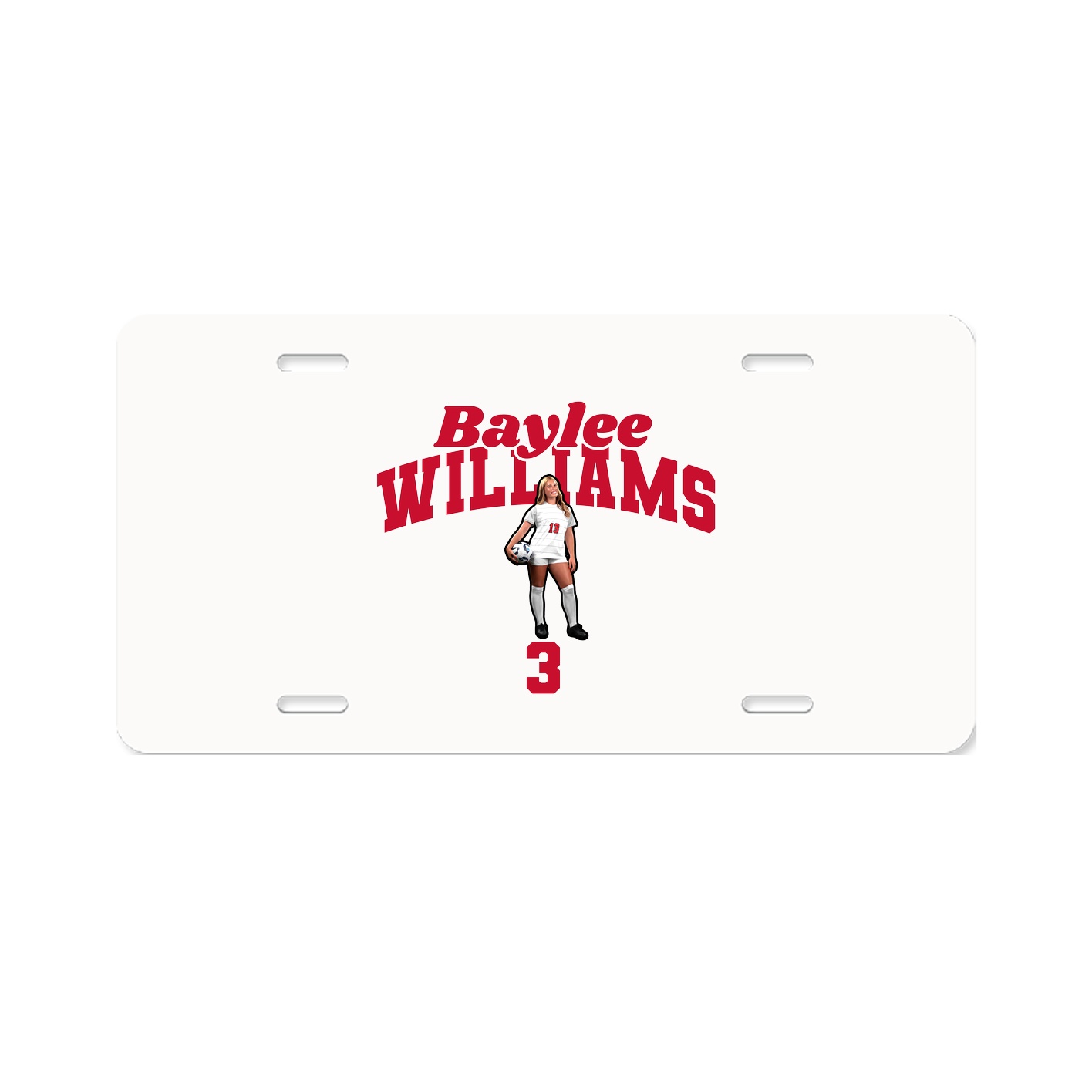 License Plate — Signature Arch in Classic