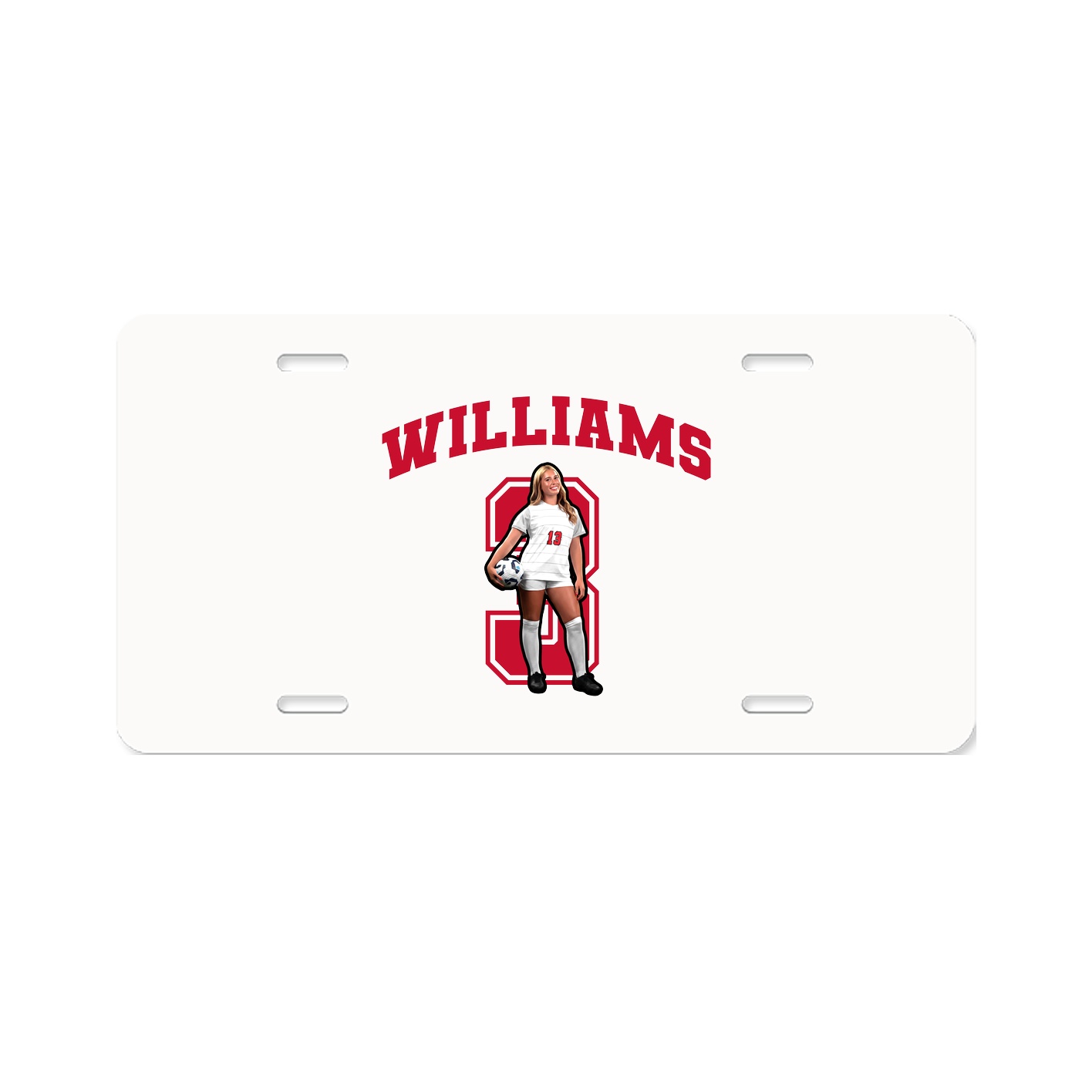 License Plate — Number in Classic