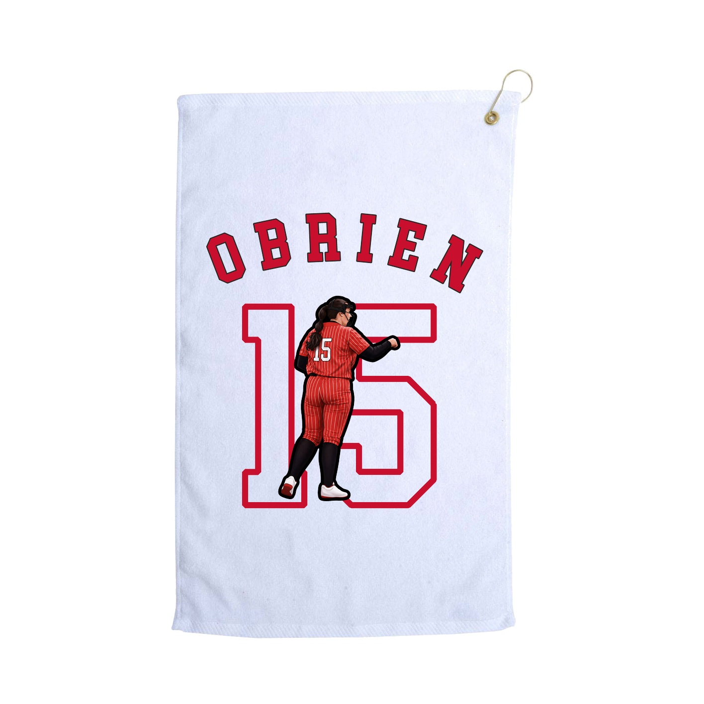 Golf Towel — Shirsey Arch in White