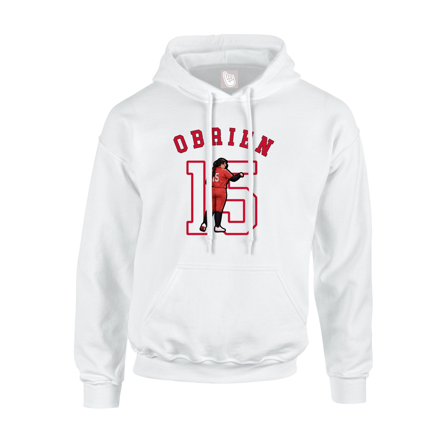 Hoodie — Shirsey Arch in White