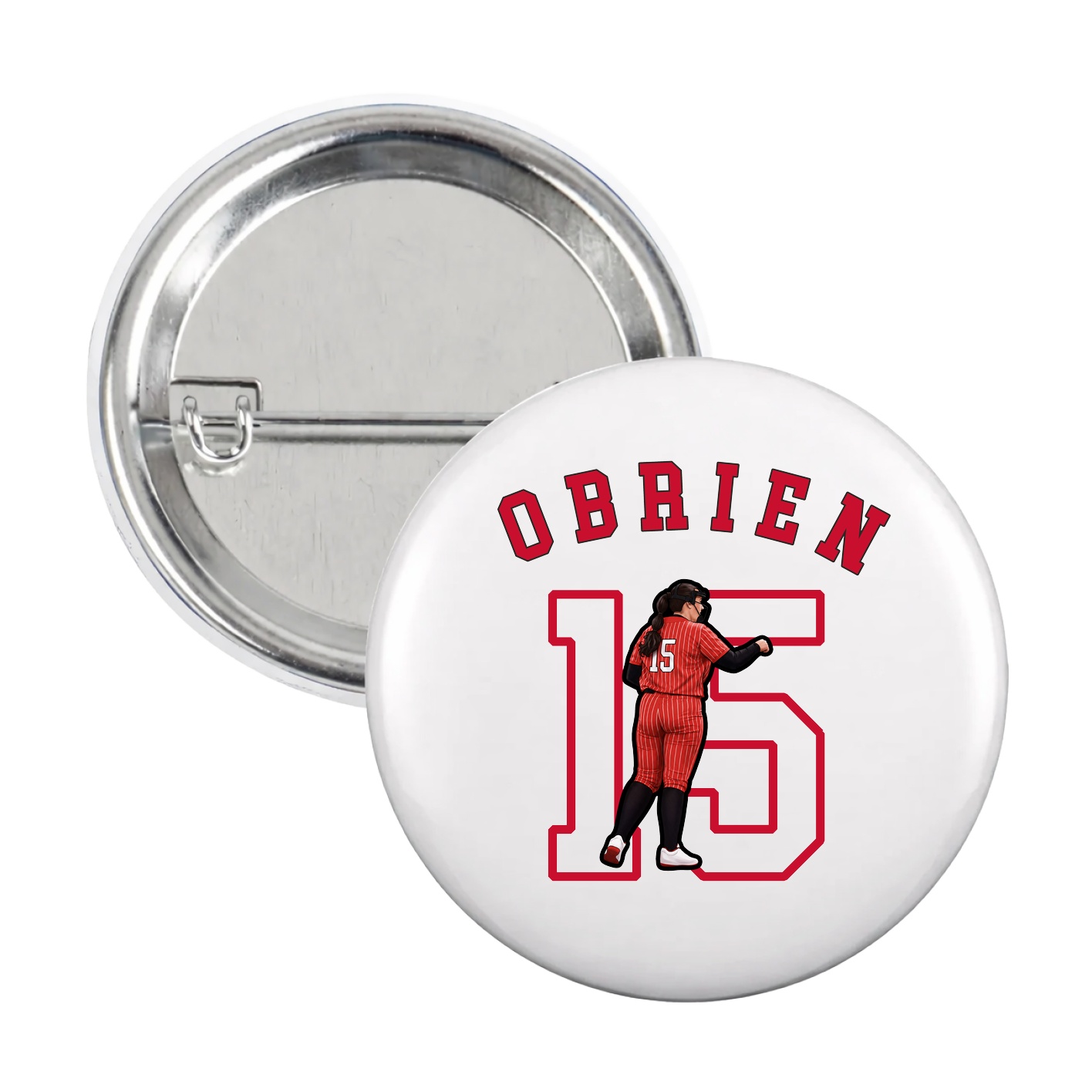 Game Day Button — Shirsey Arch in White
