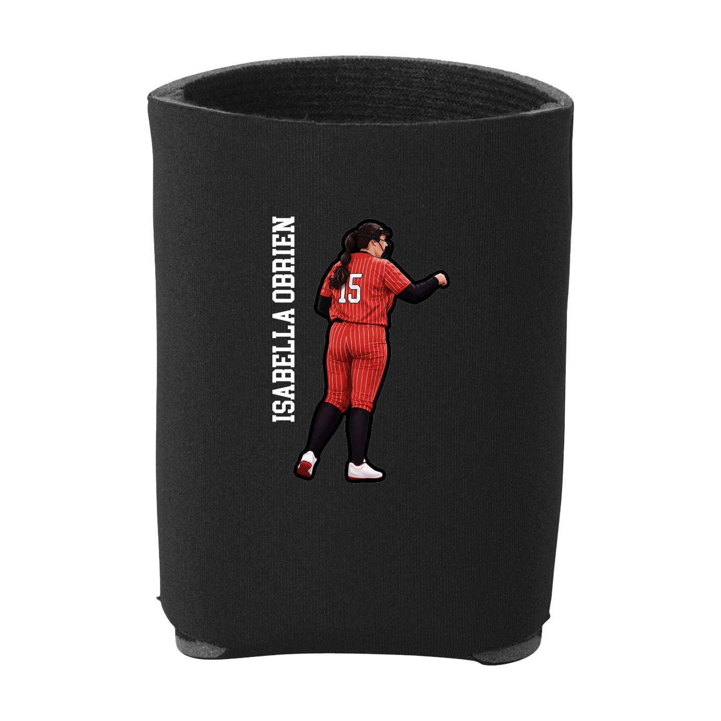 Can Holder — Name Vertical in Black