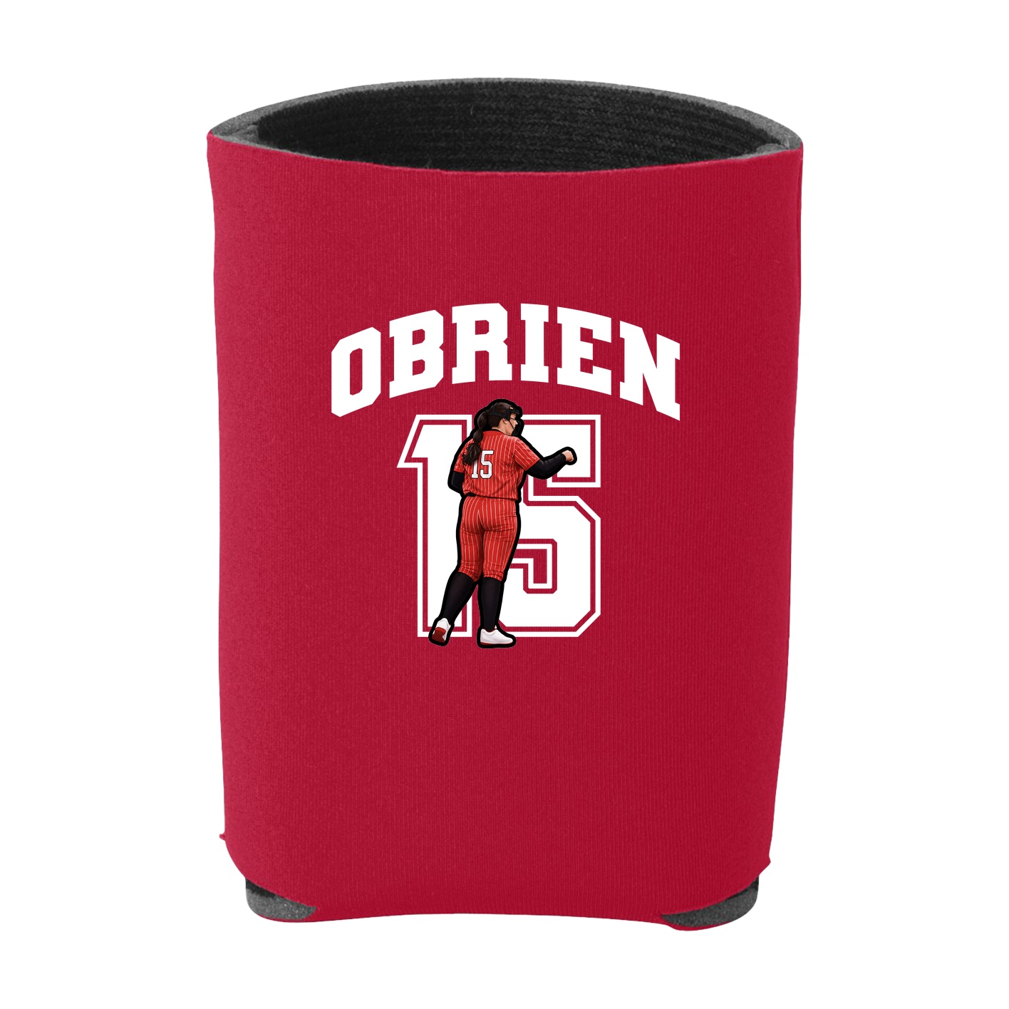 Can Holder — Number in Red