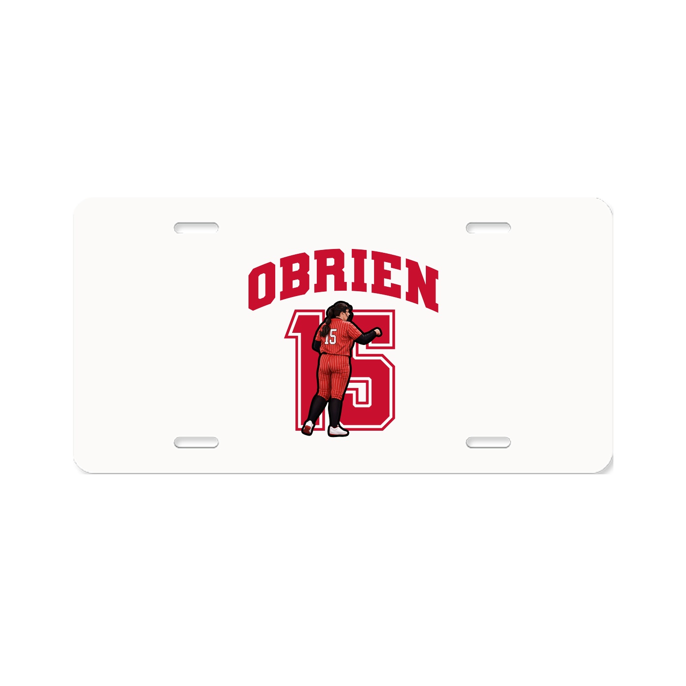 License Plate — Number in Classic