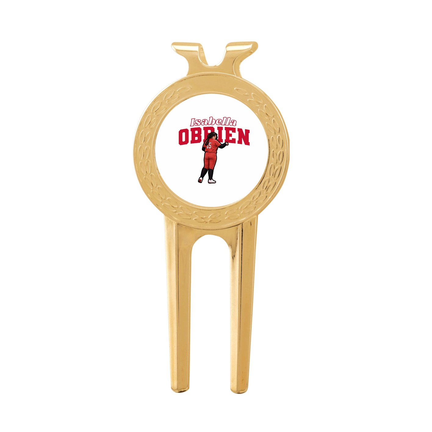 Divot Tool with Ball Marker — Name Arch in Classic