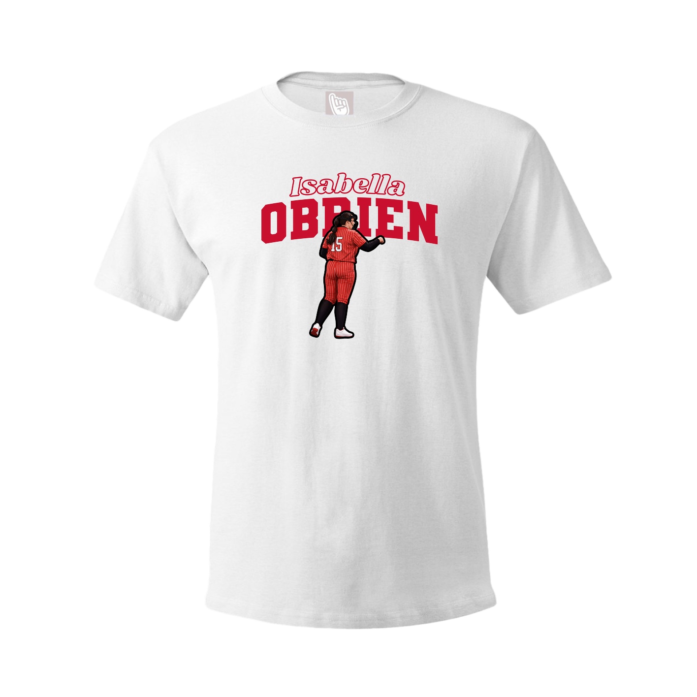 Tee — Name Arch in White