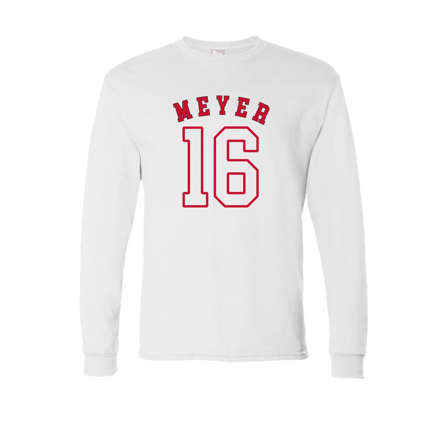 Long Sleeve Tee — Shirsey Arch in White