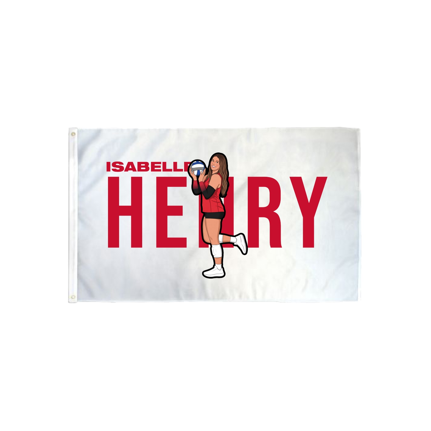 3x5 Flag — Player Name in Classic
