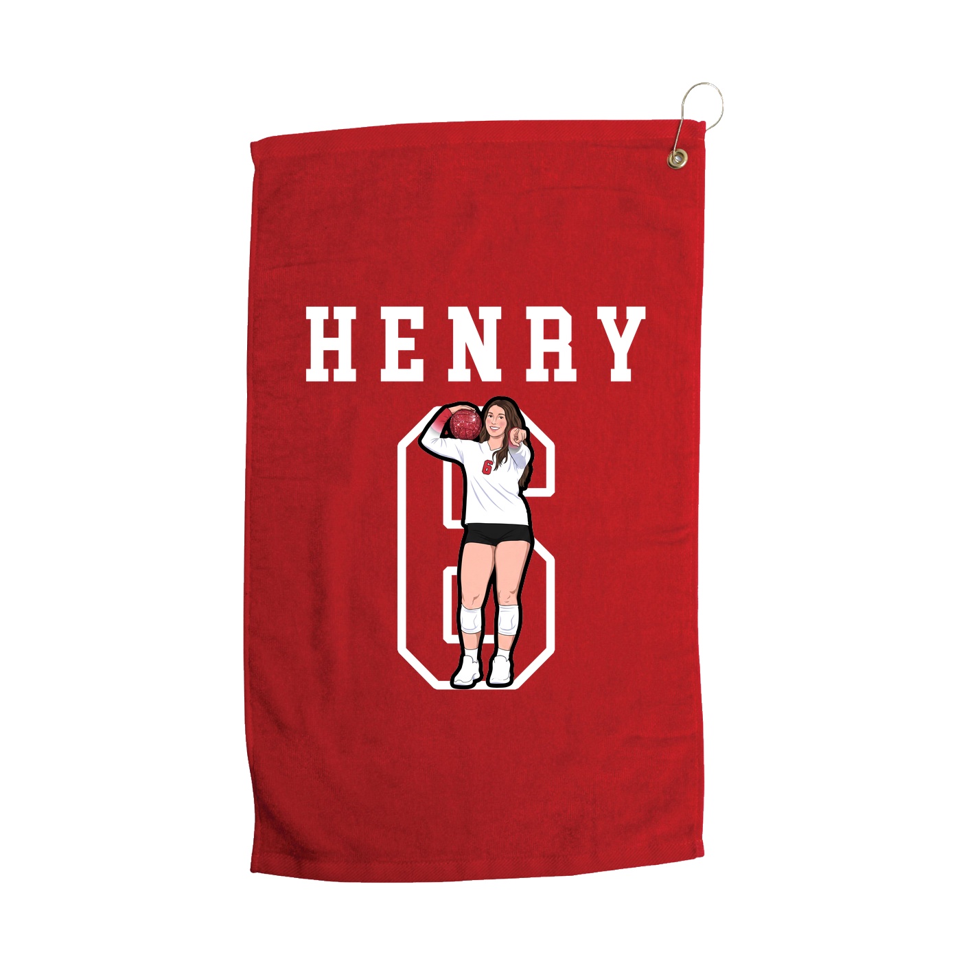 Golf Towel — Shirsey in Red