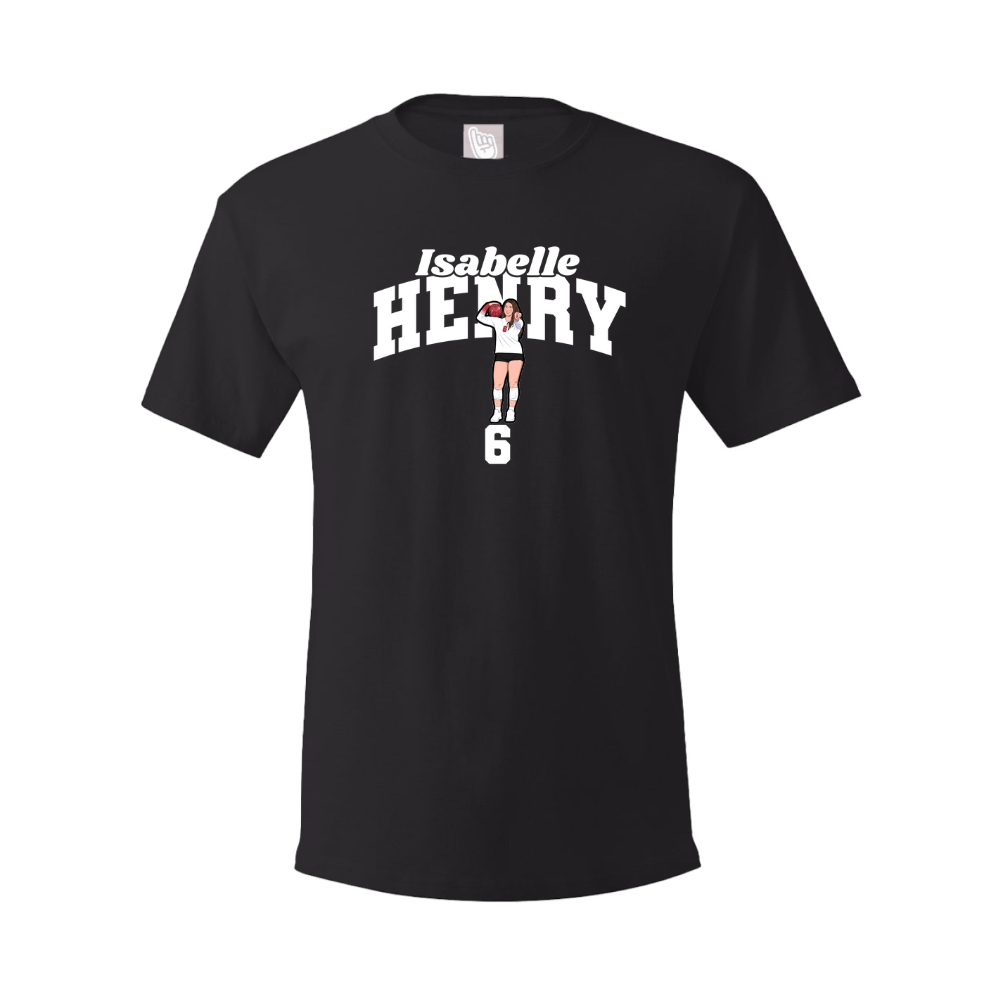 Youth Tee — Signature Arch in Black