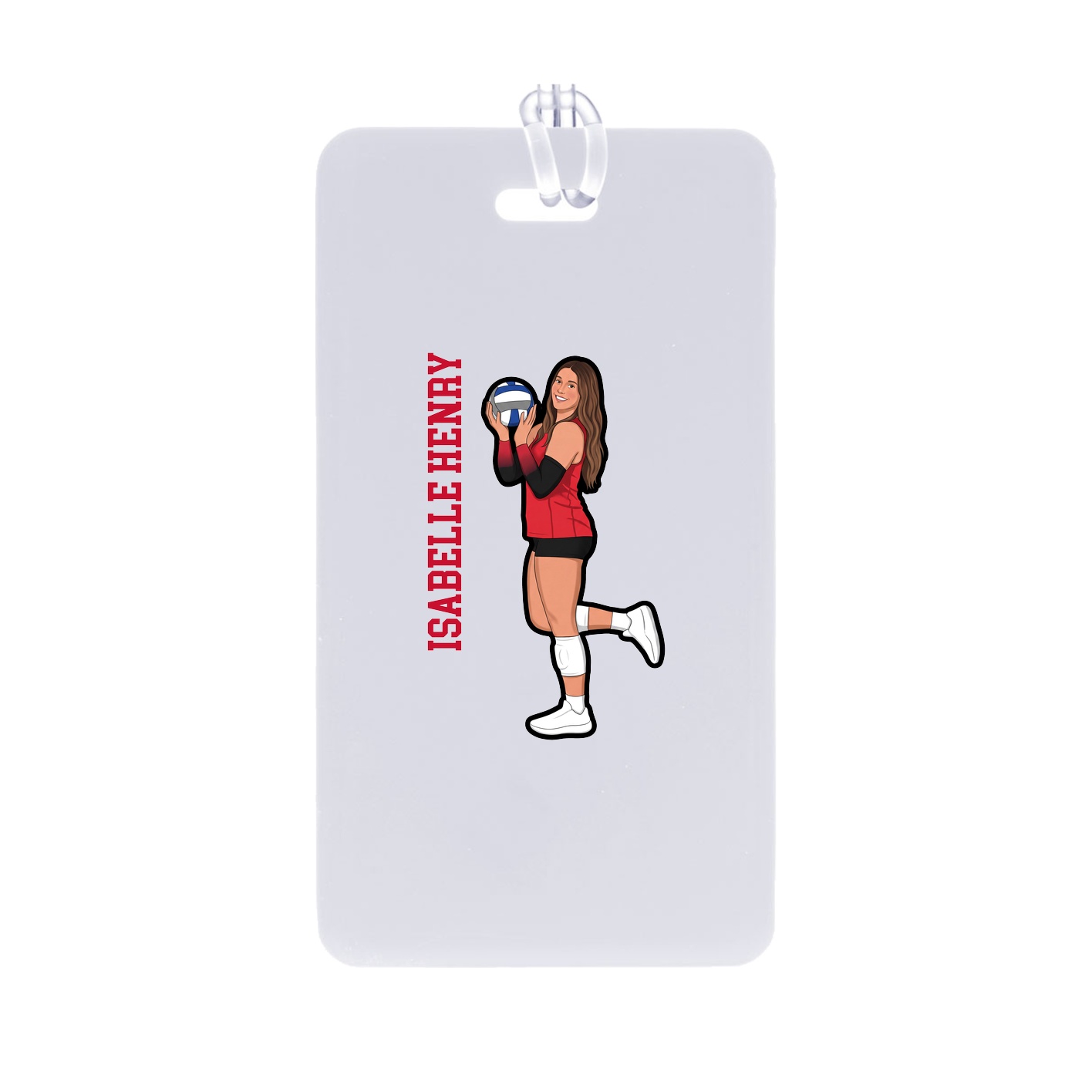 Bag Tag — Name Vertical in Classic