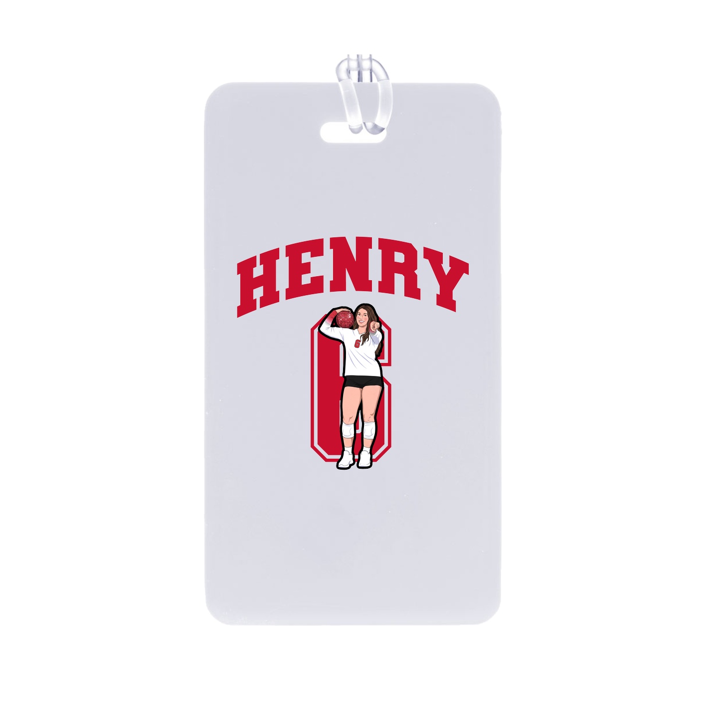 Bag Tag — Number in Classic