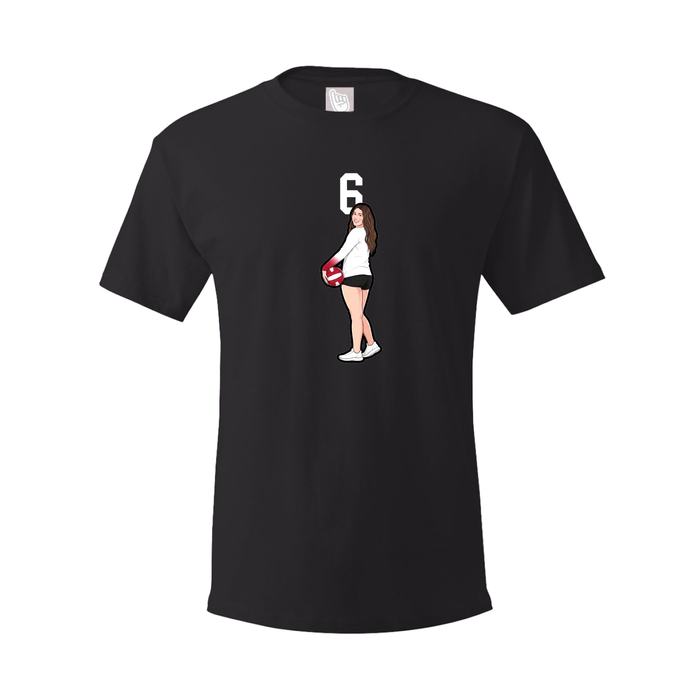 Tee — Number Top in Black