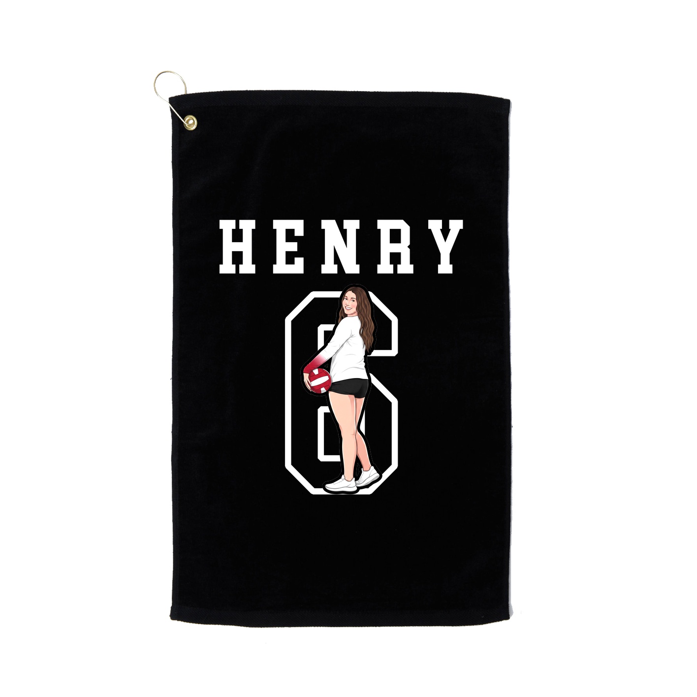 Golf Towel — Shirsey in Black