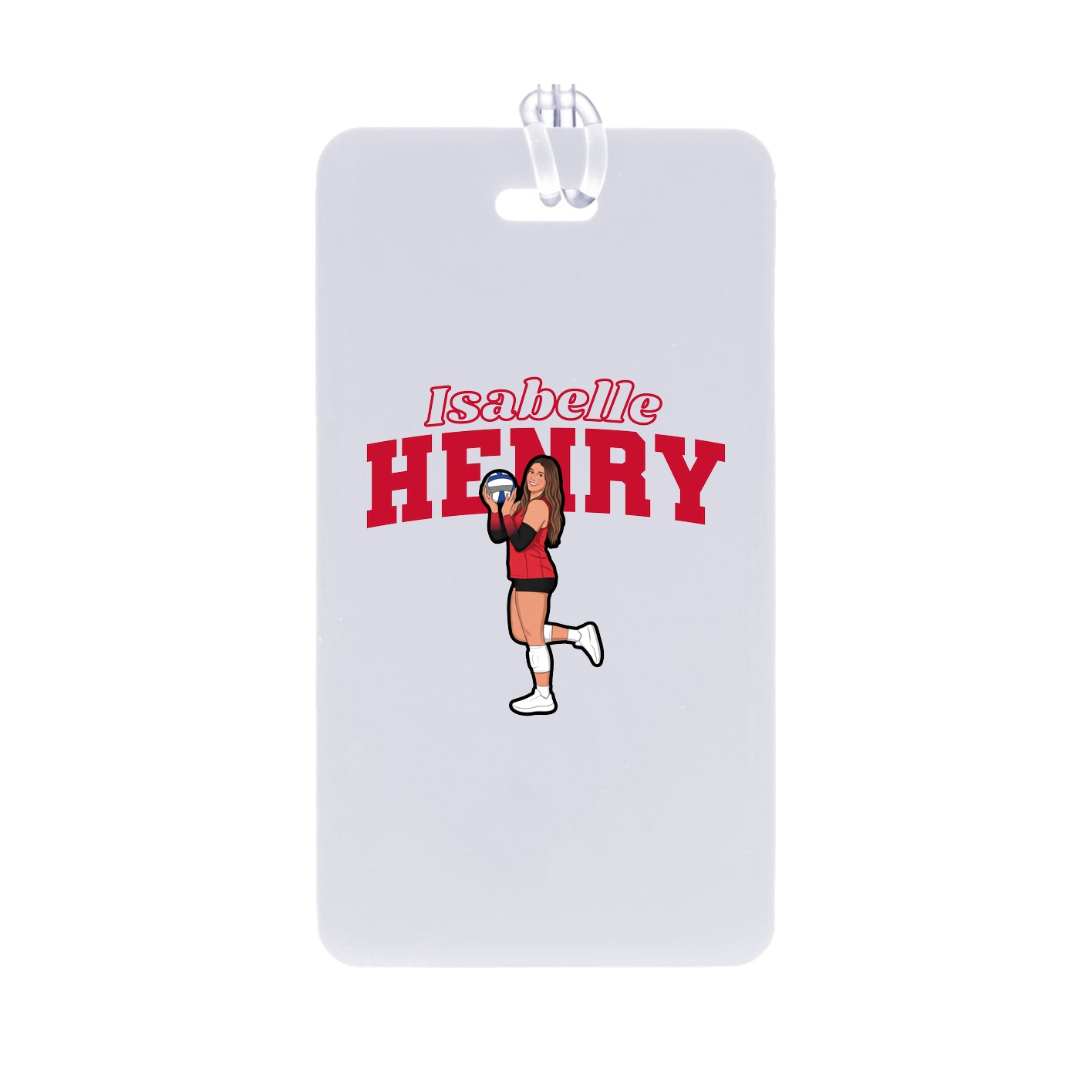 Bag Tag — Name Arch in Classic