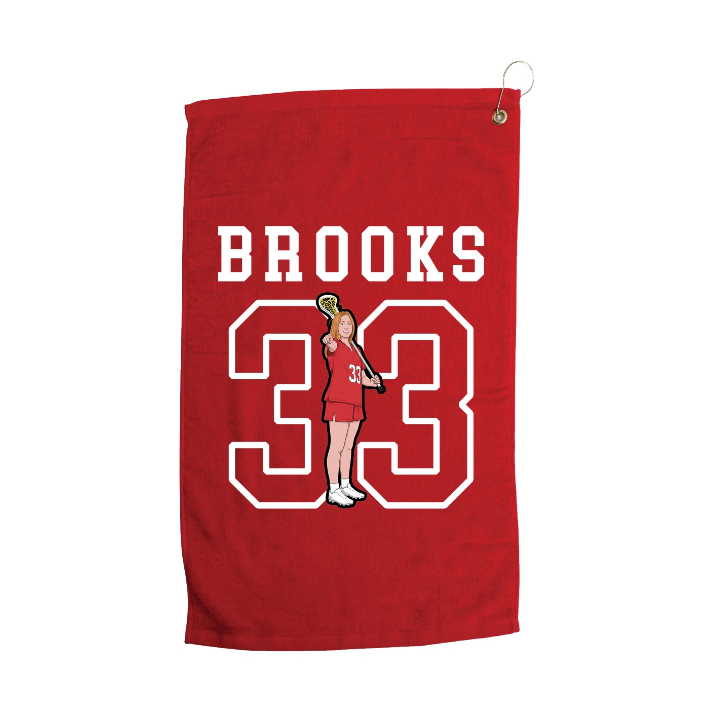 Golf Towel — Shirsey in Red