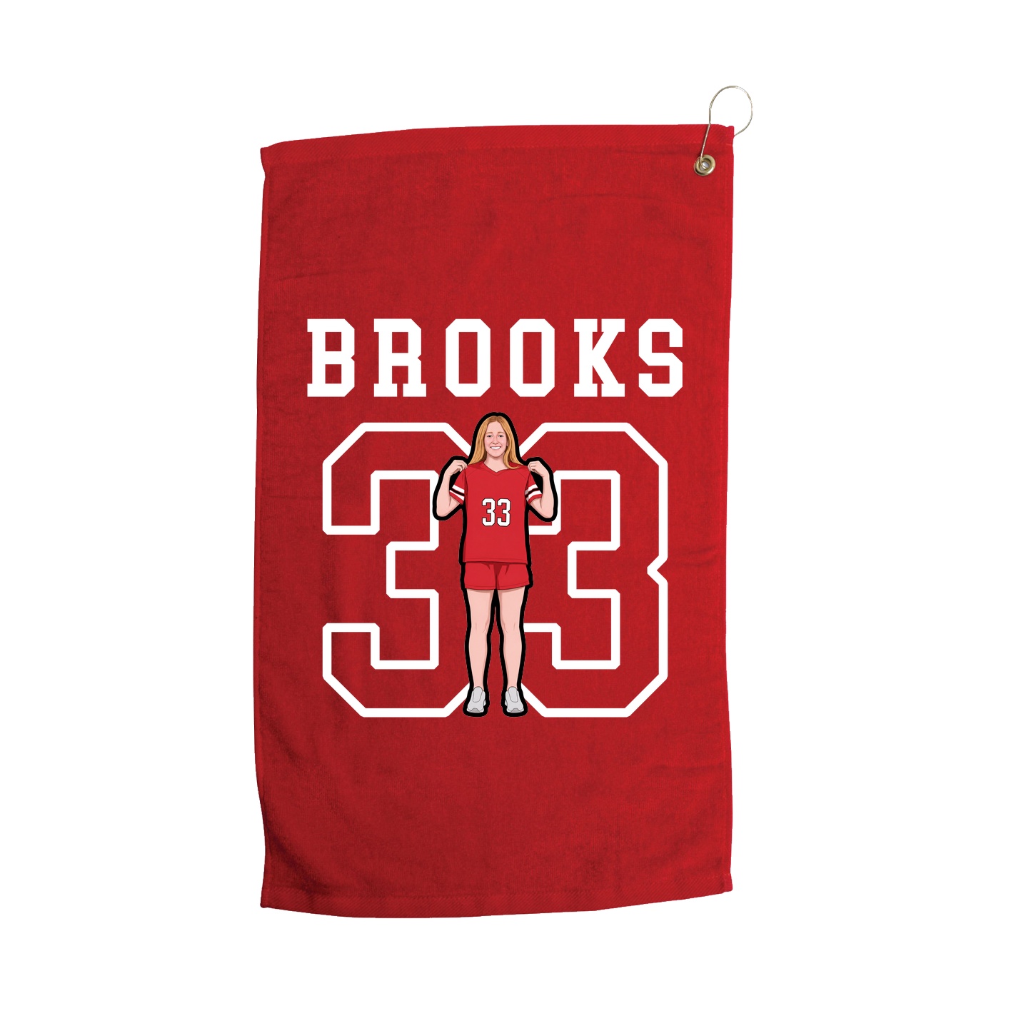 Golf Towel — Shirsey in Red