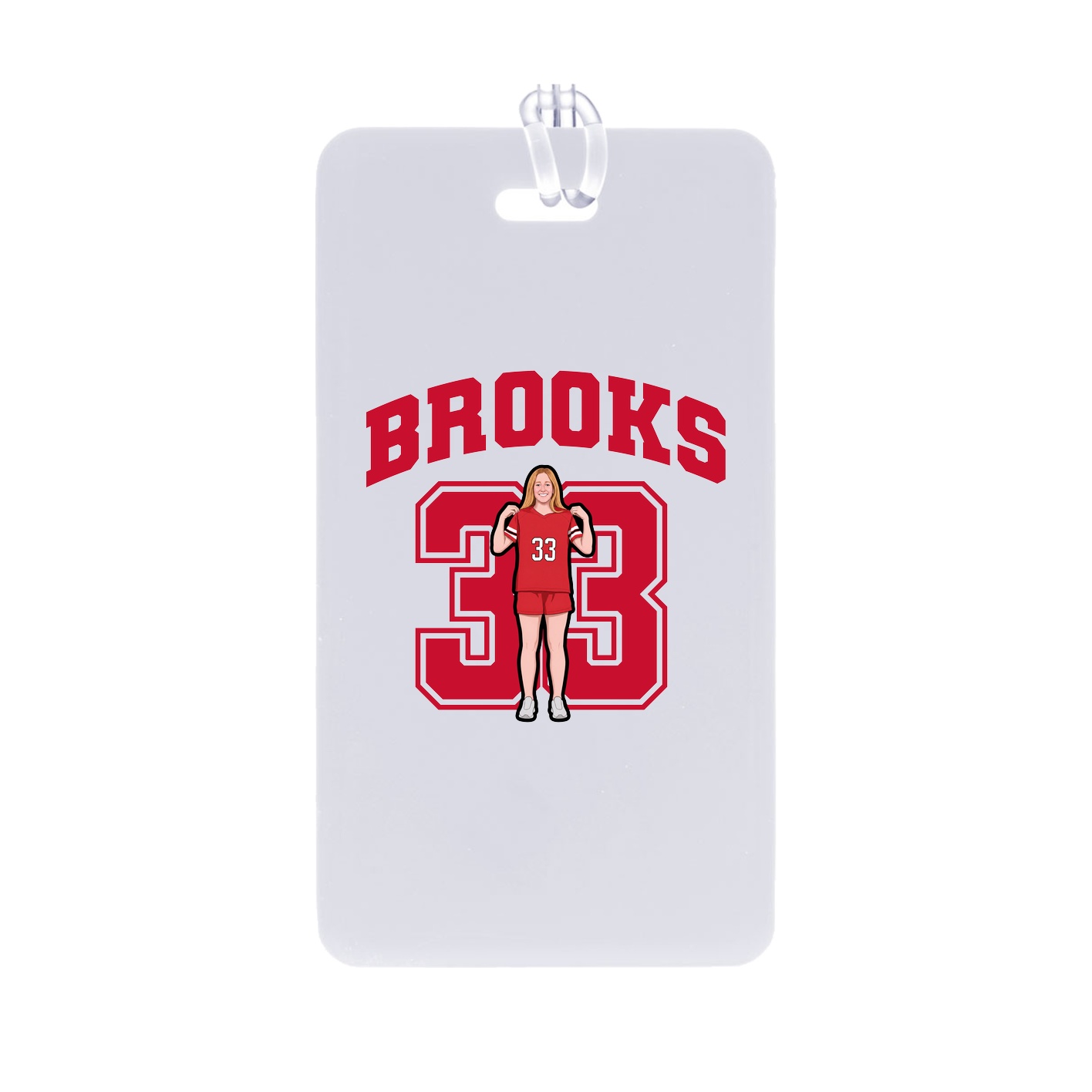 Bag Tag — Number in Classic