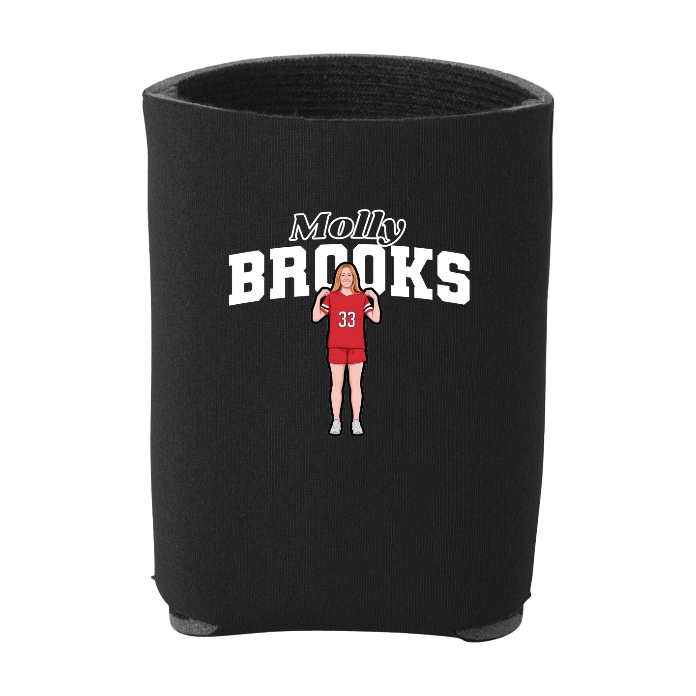 Can Holder — Name Arch in Black