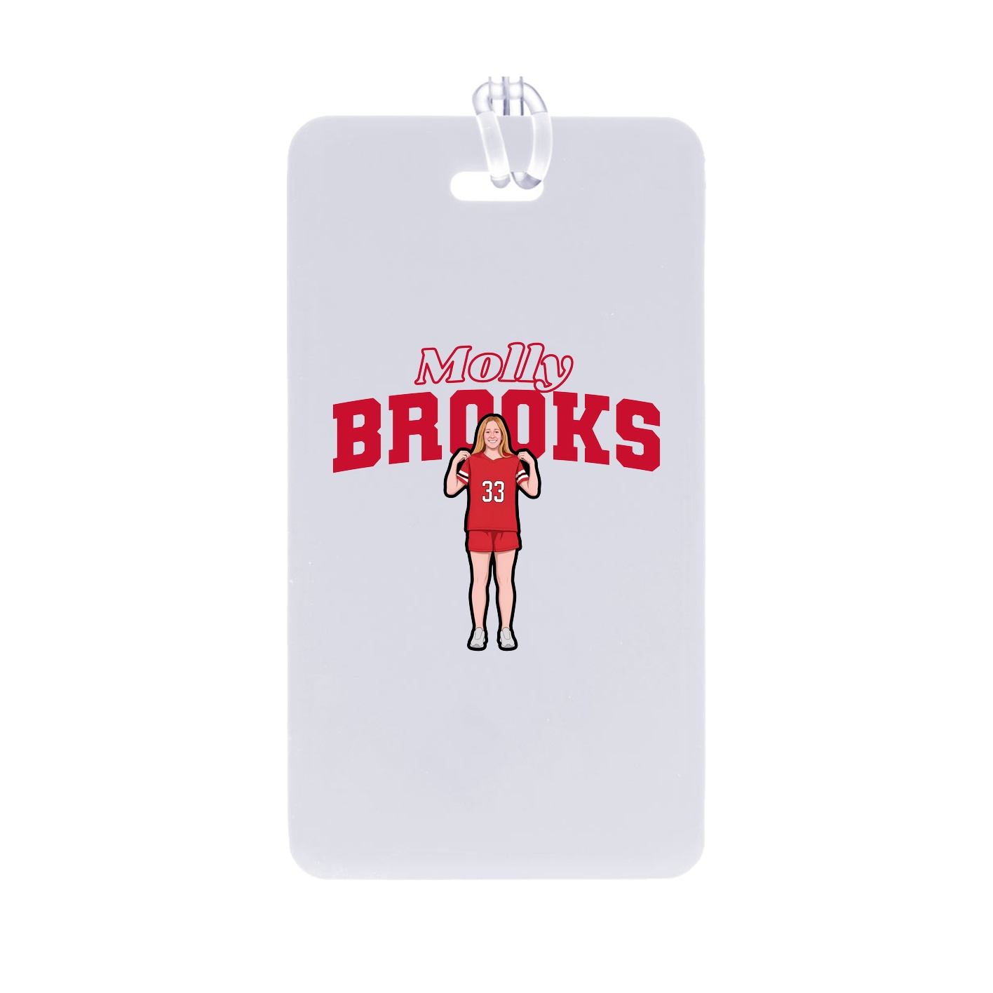 Bag Tag — Name Arch in Classic