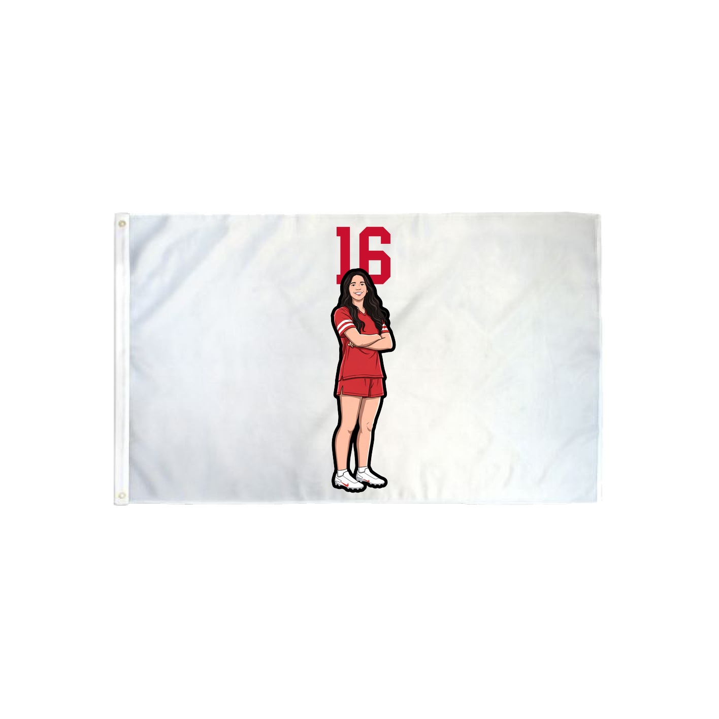 3x5 Flag — Number Top in Classic