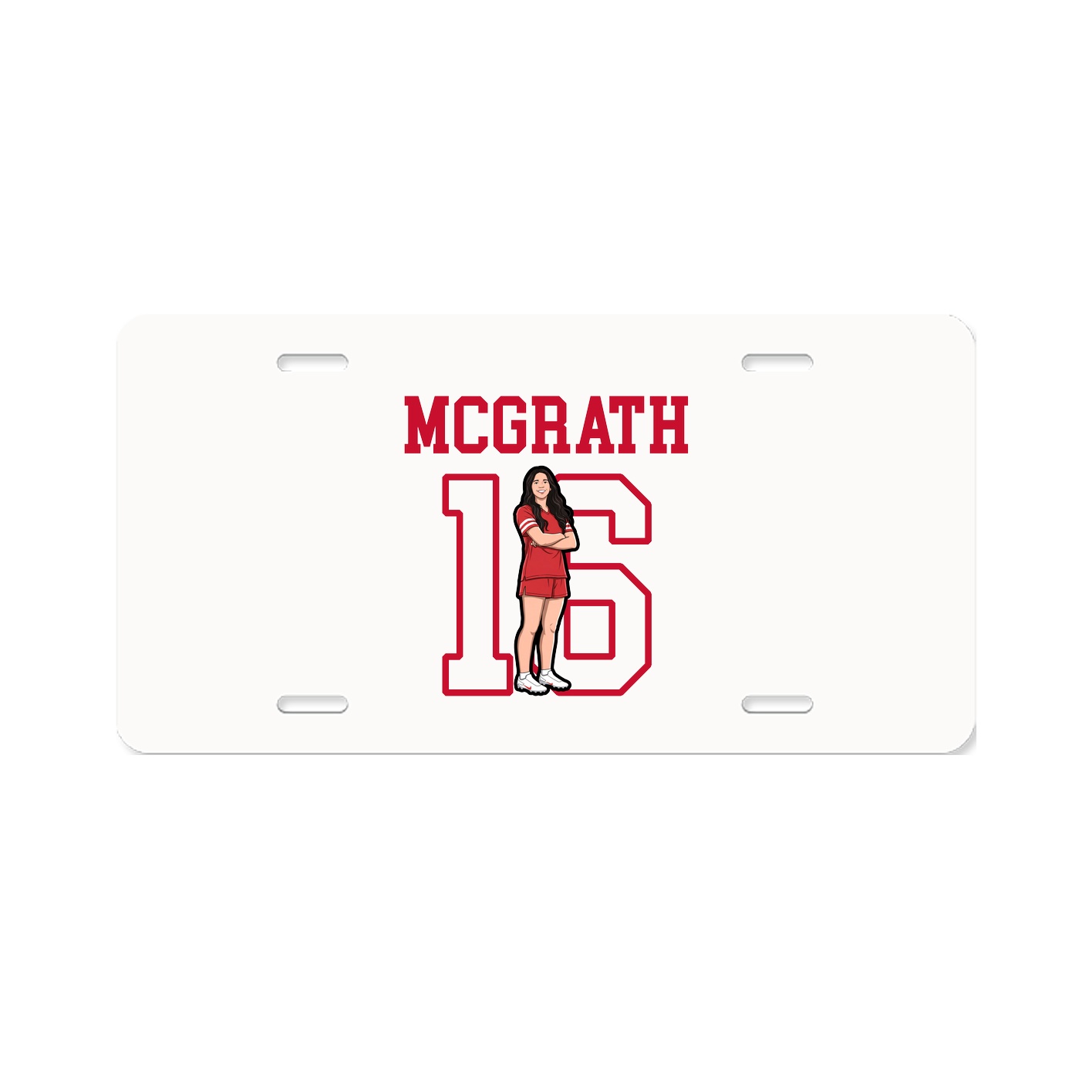 License Plate — Shirsey in Classic