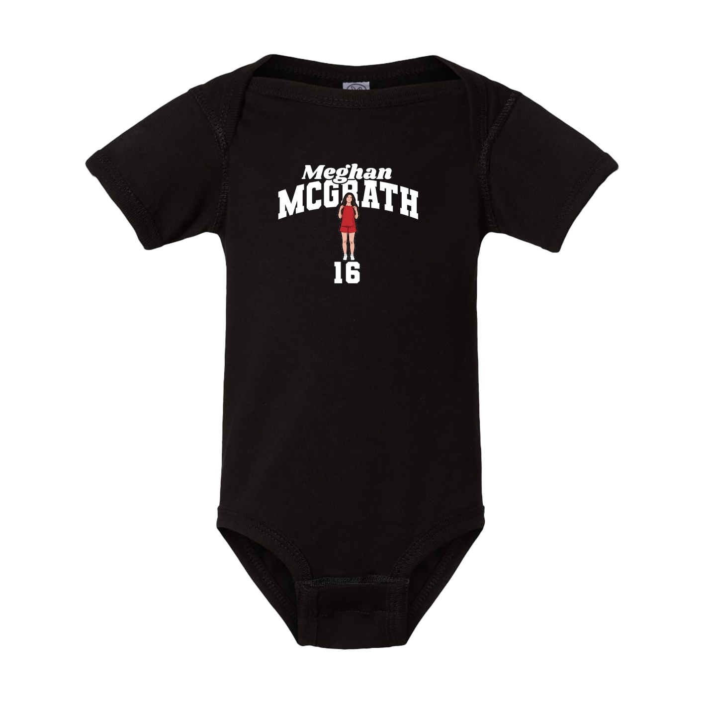 Baby Onesie — Signature Arch in Black