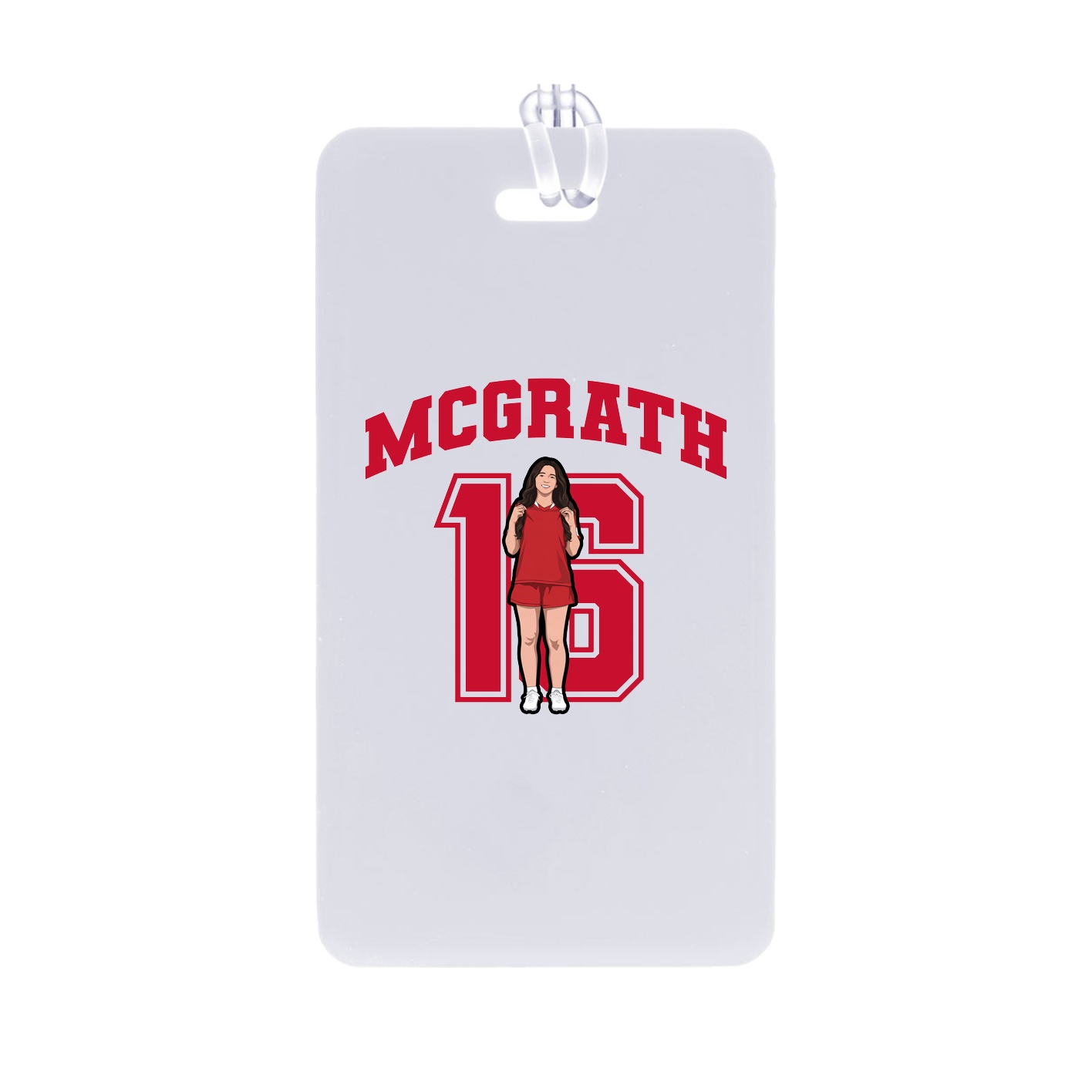 Bag Tag — Number in Classic