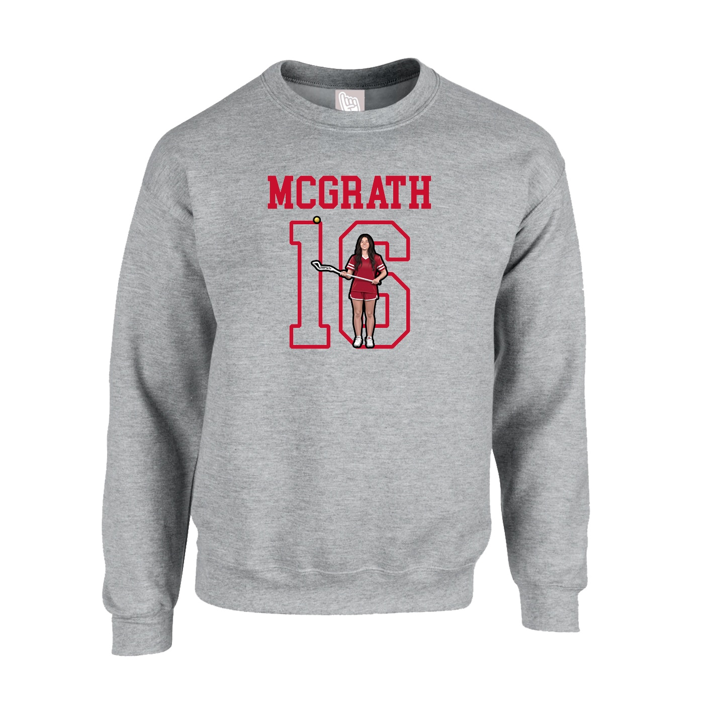 Fleece Crew — Shirsey in Grey