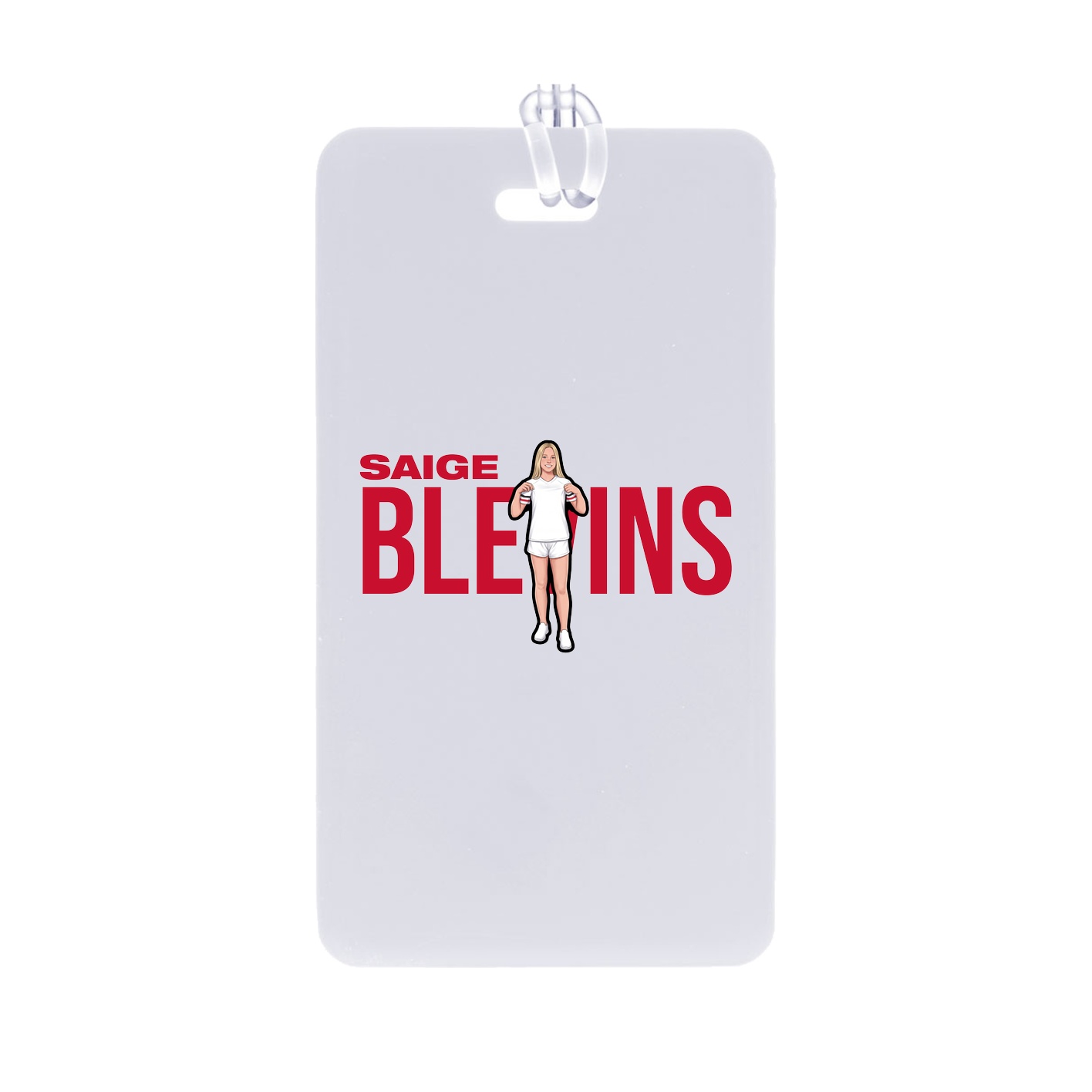 Bag Tag — Player Name in Classic