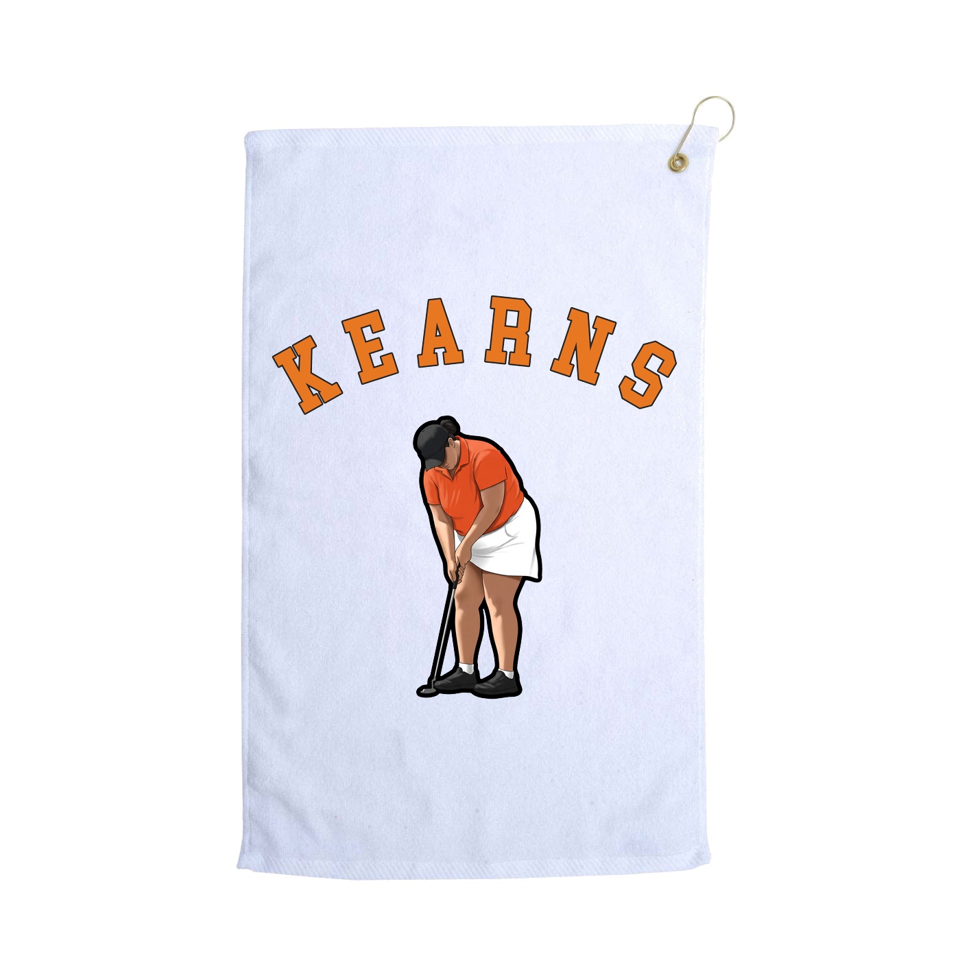Golf Towel — Shirsey Arch in White
