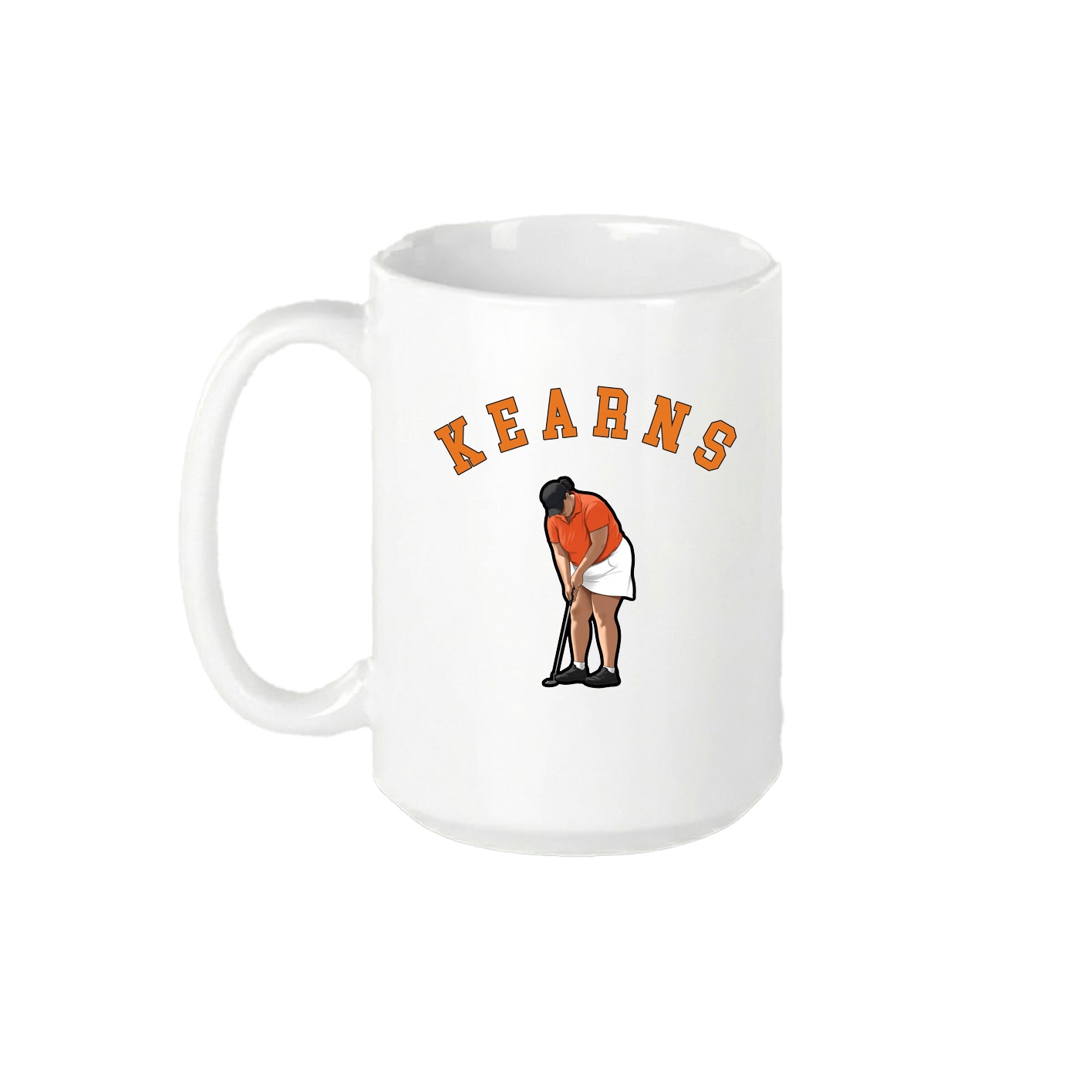 15oz Coffee Mug — Shirsey Arch in White