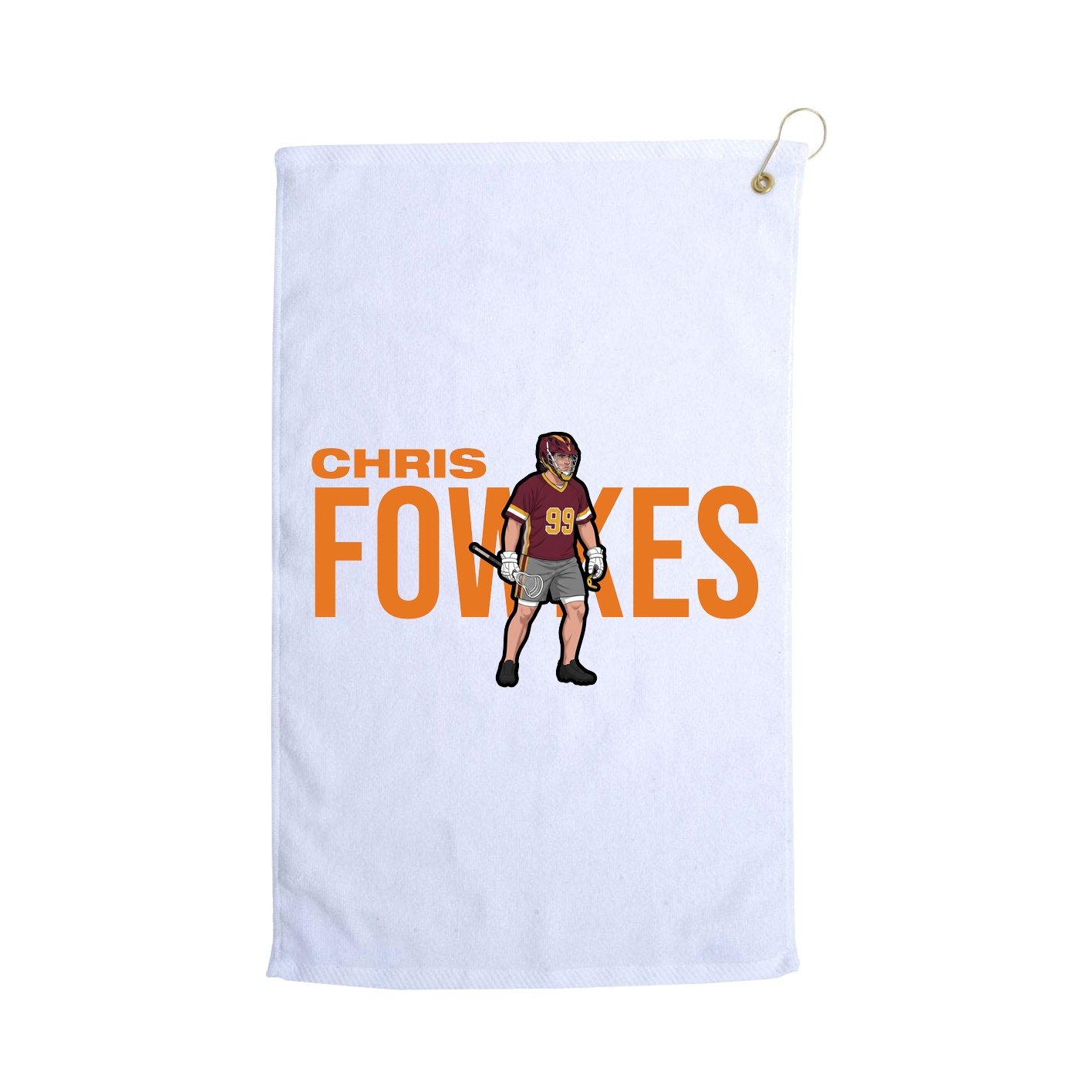 Golf Towel — Player Name in White