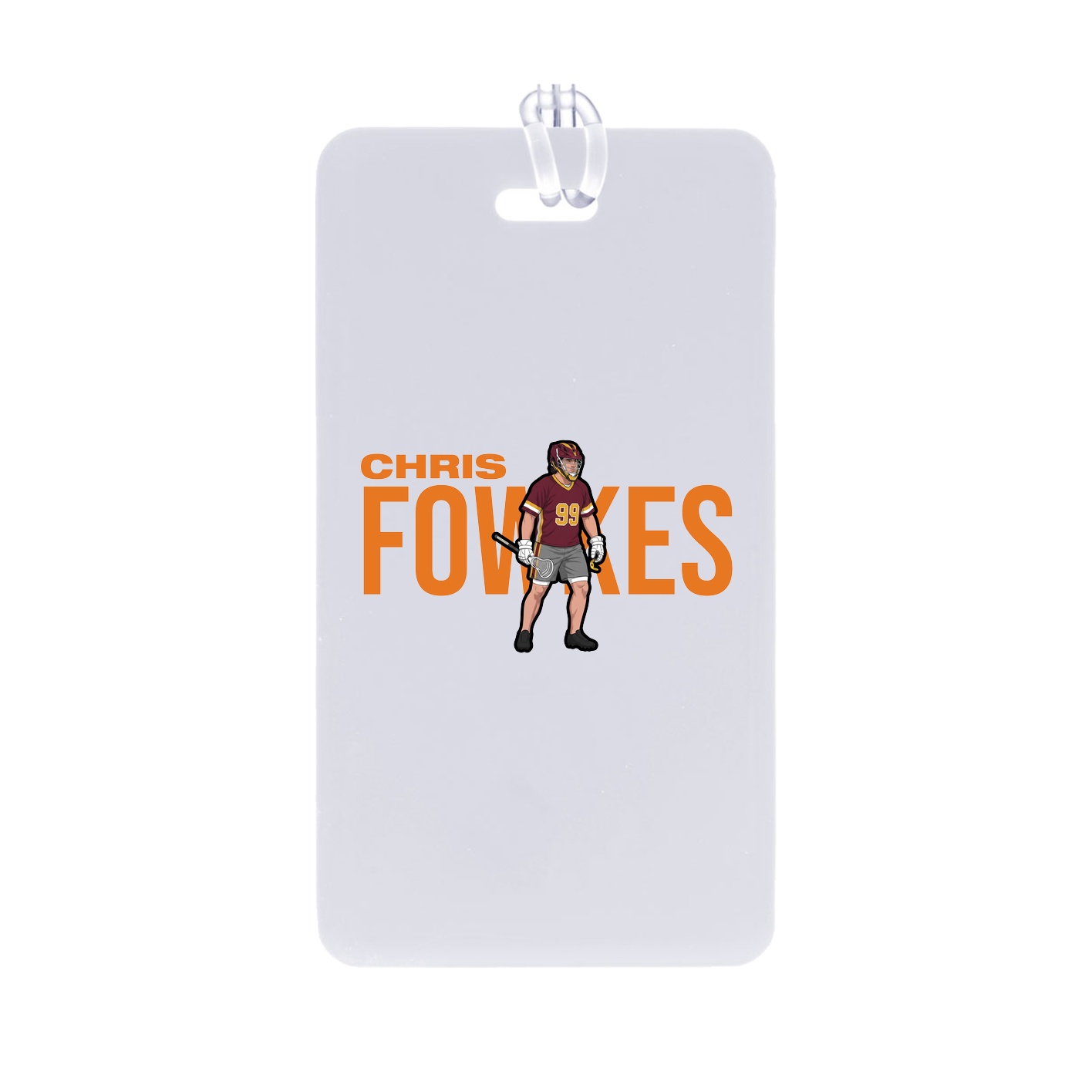 Bag Tag — Player Name in Classic