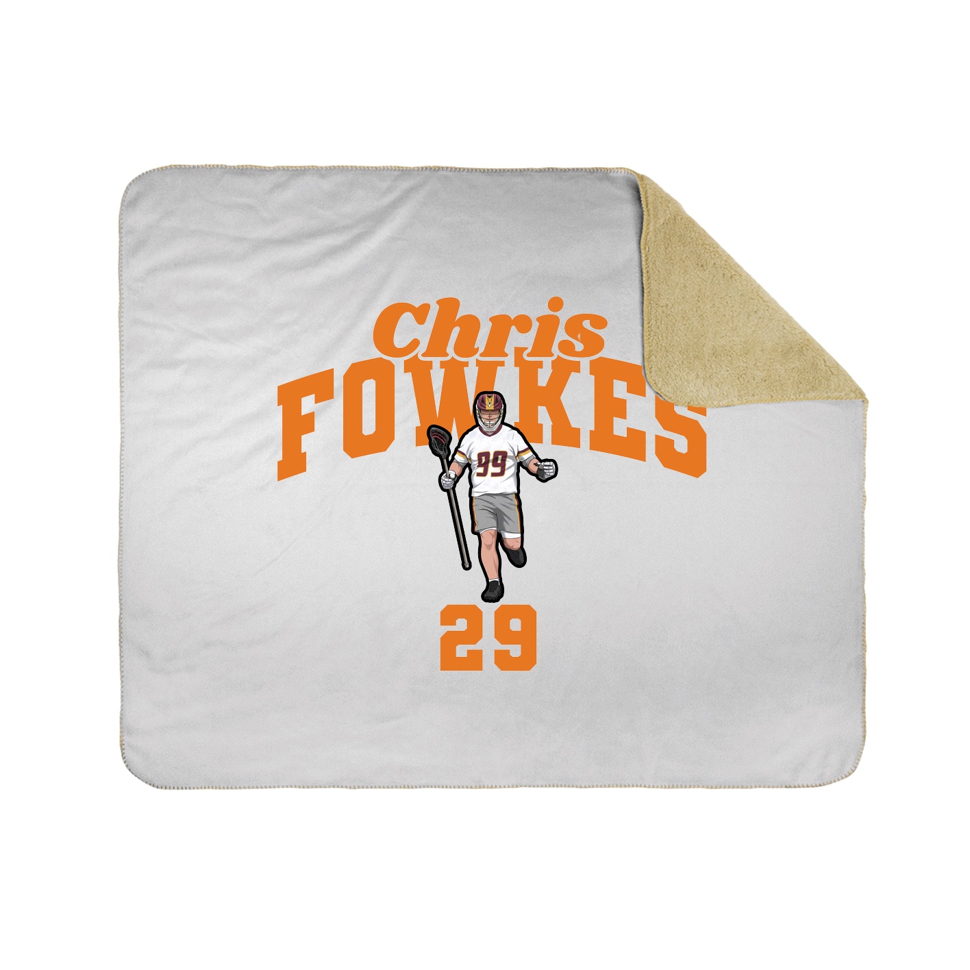 Throw Blanket — Signature Arch in White