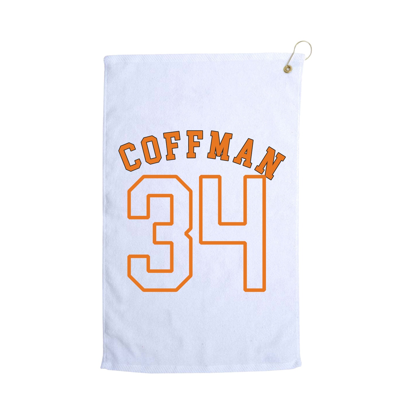 Golf Towel — Shirsey Arch in White