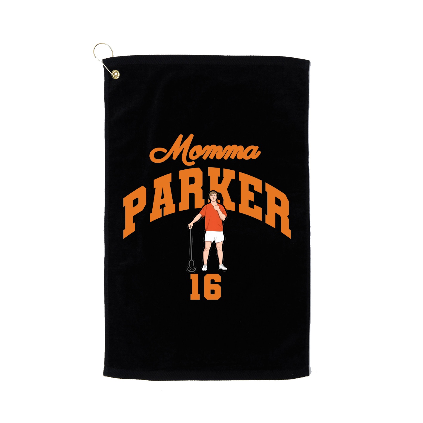 Golf Towel — Mothers Day Arch in Black