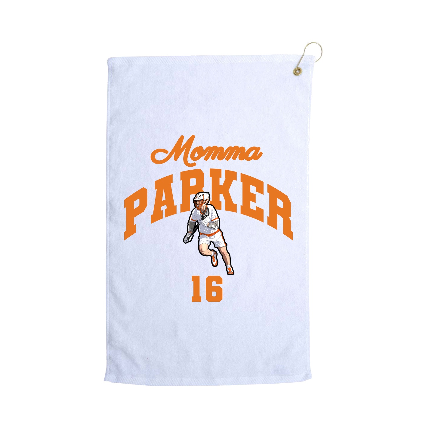 Golf Towel — Mothers Day Arch in White