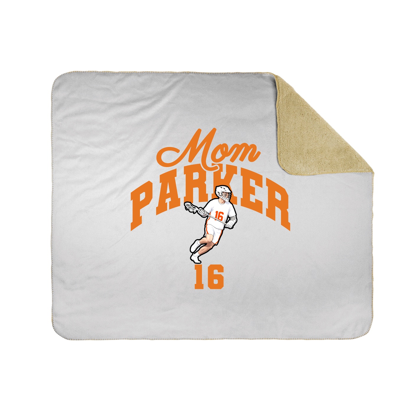 Throw Blanket — Mothers Day Arch in White