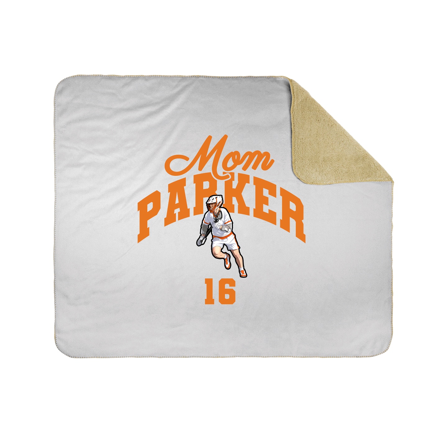 Throw Blanket — Mothers Day Arch in White