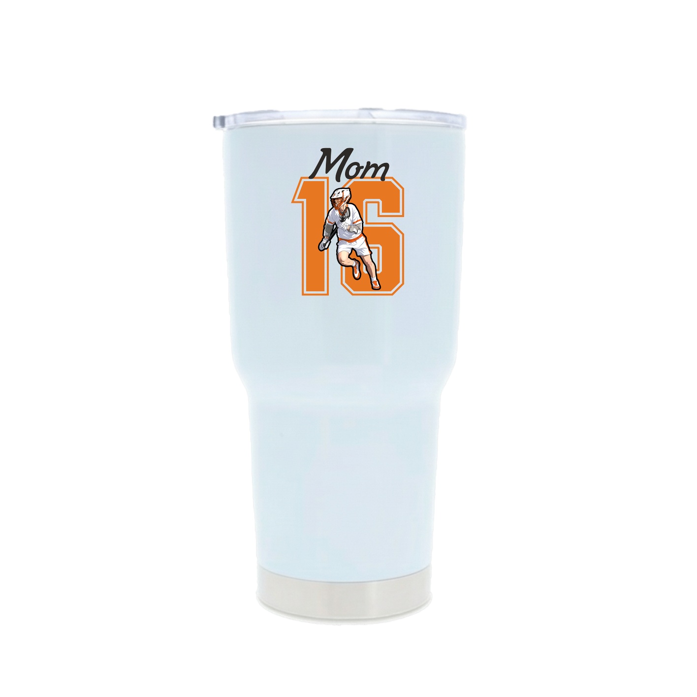 30oz Stainless Steel Tumbler — Mothers Day Shirsey in White