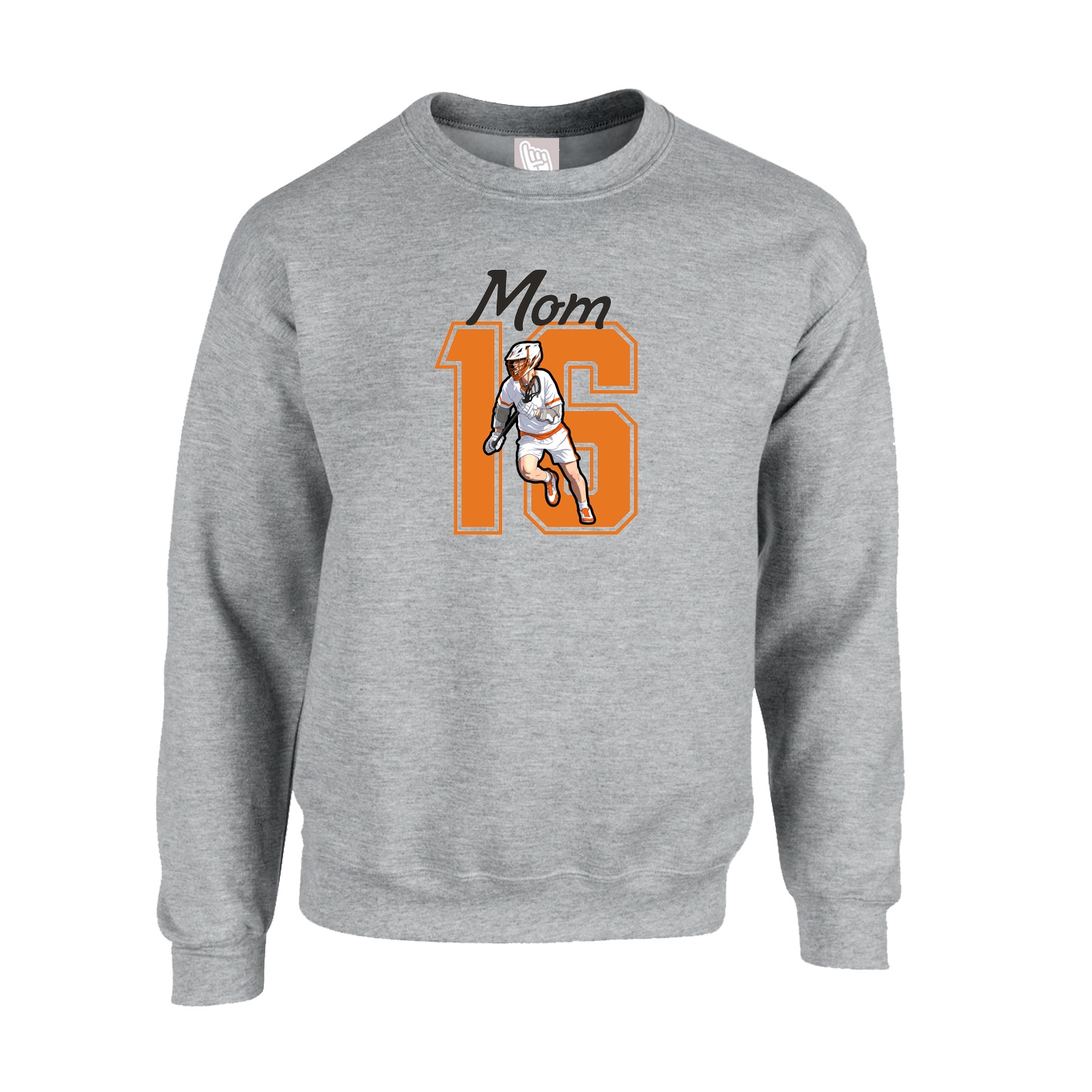 Fleece Crew — Mothers Day Shirsey in Grey