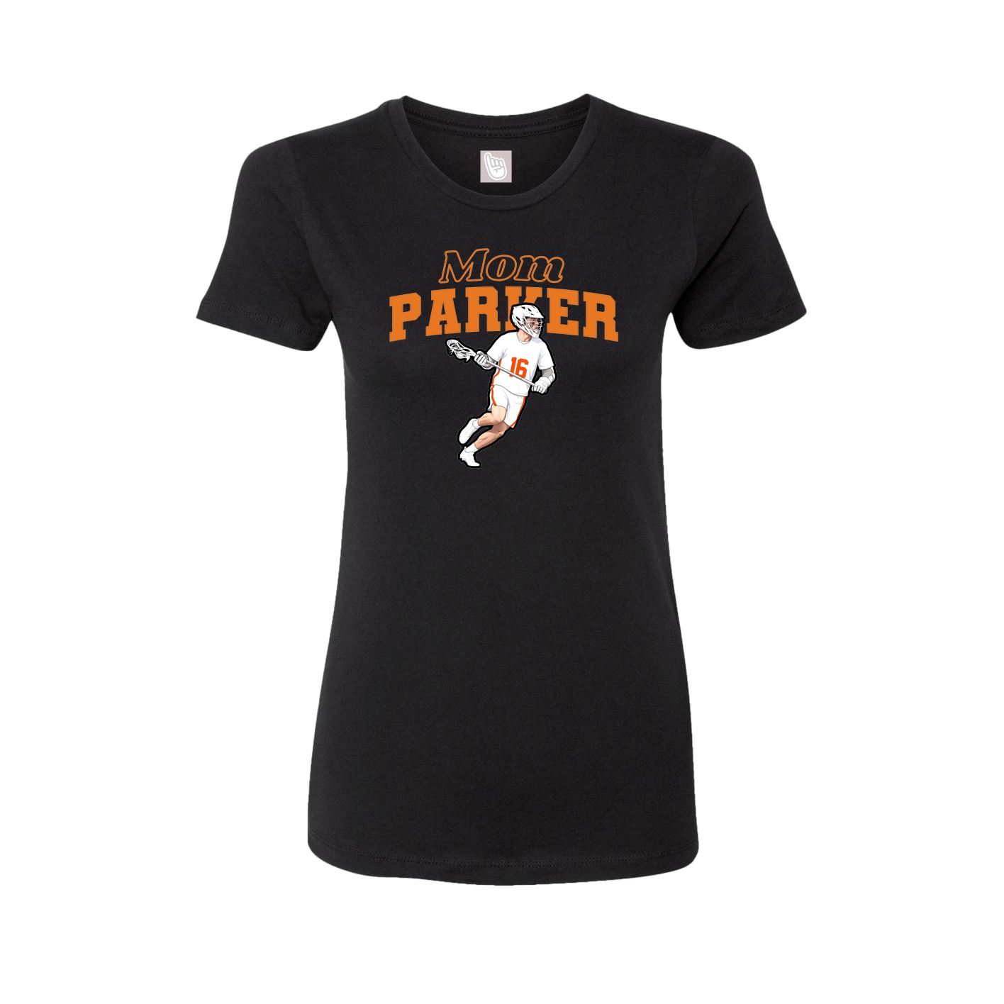 Womens Tee — Mothers Day Block in Black