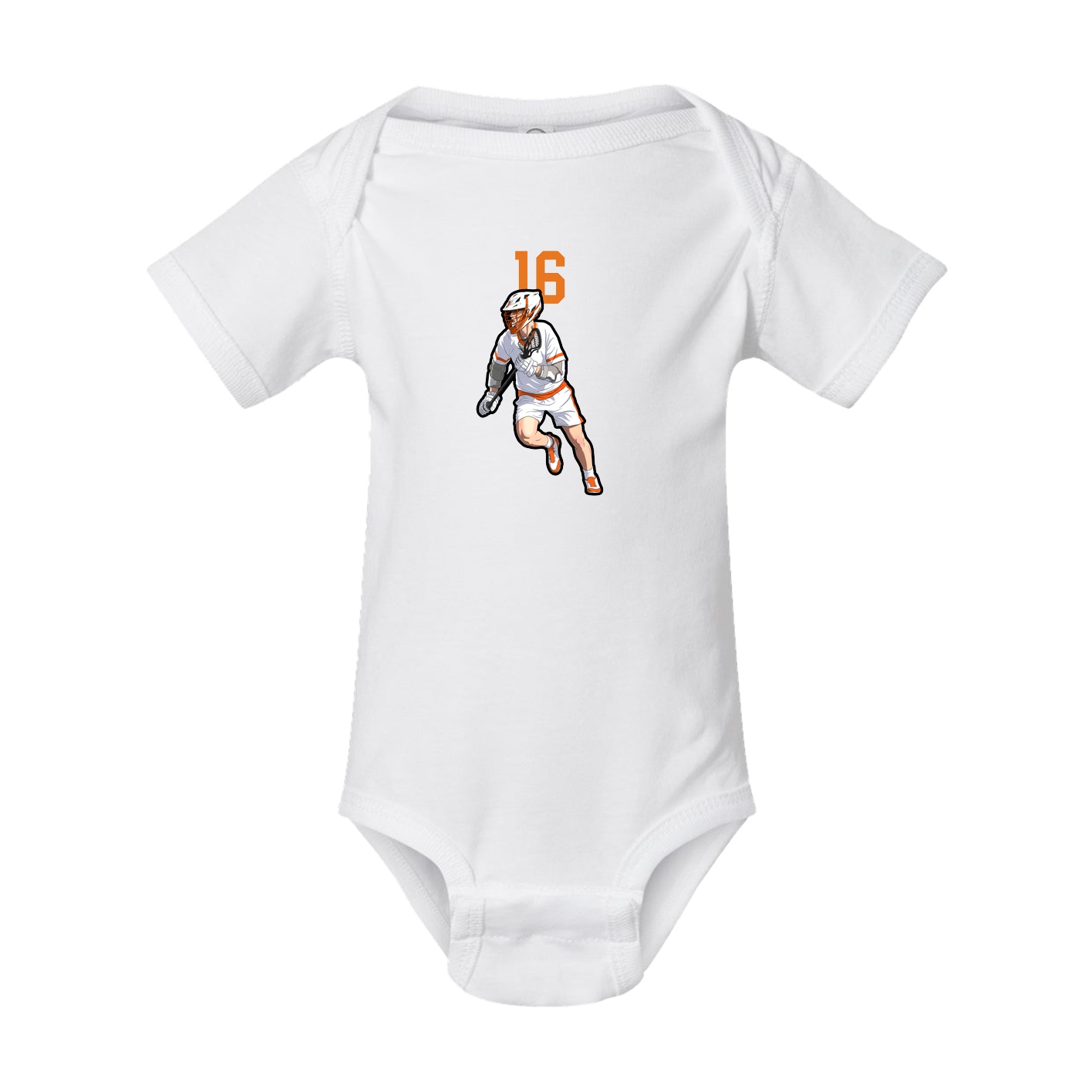 Baby Onesie — Number Top in White