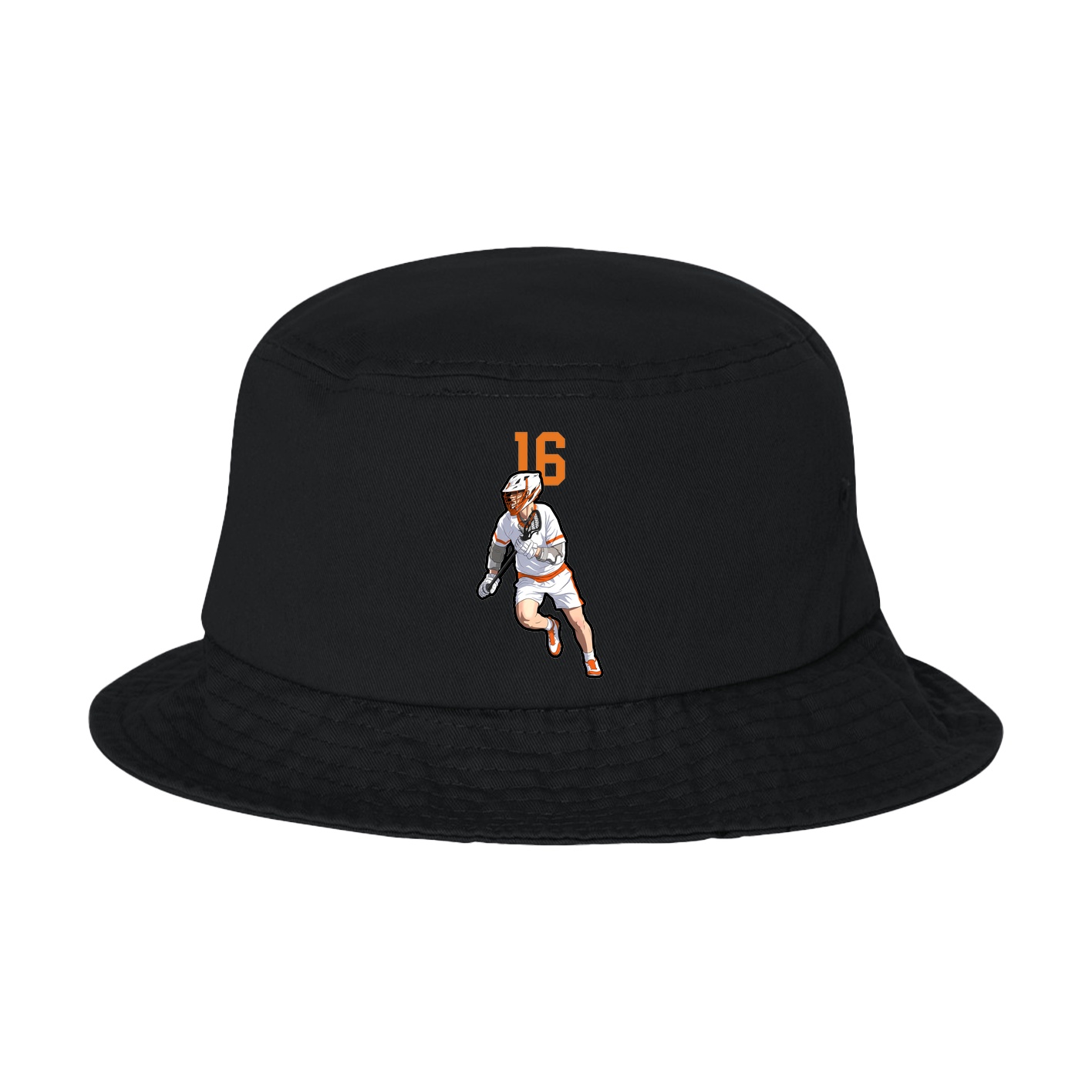 Bucket Cap — Number Top in Black
