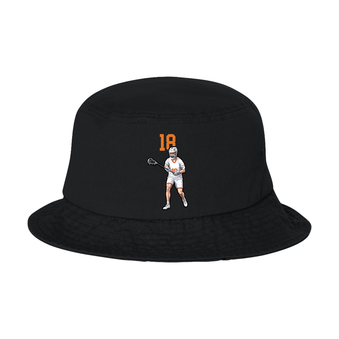 Bucket Cap — Number Top in Black