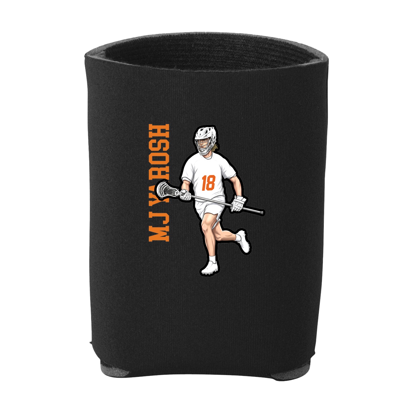 Can Holder — Name Vertical in Black