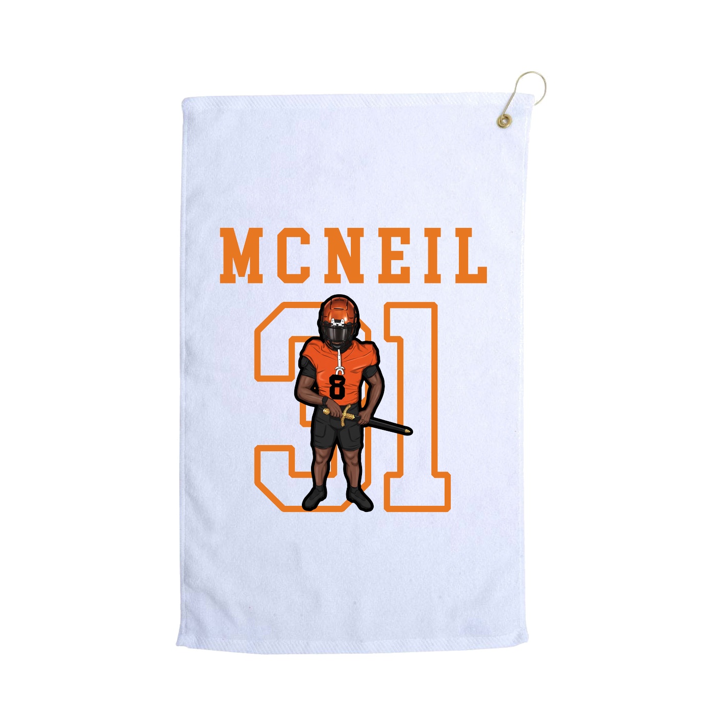 Golf Towel — Shirsey in White