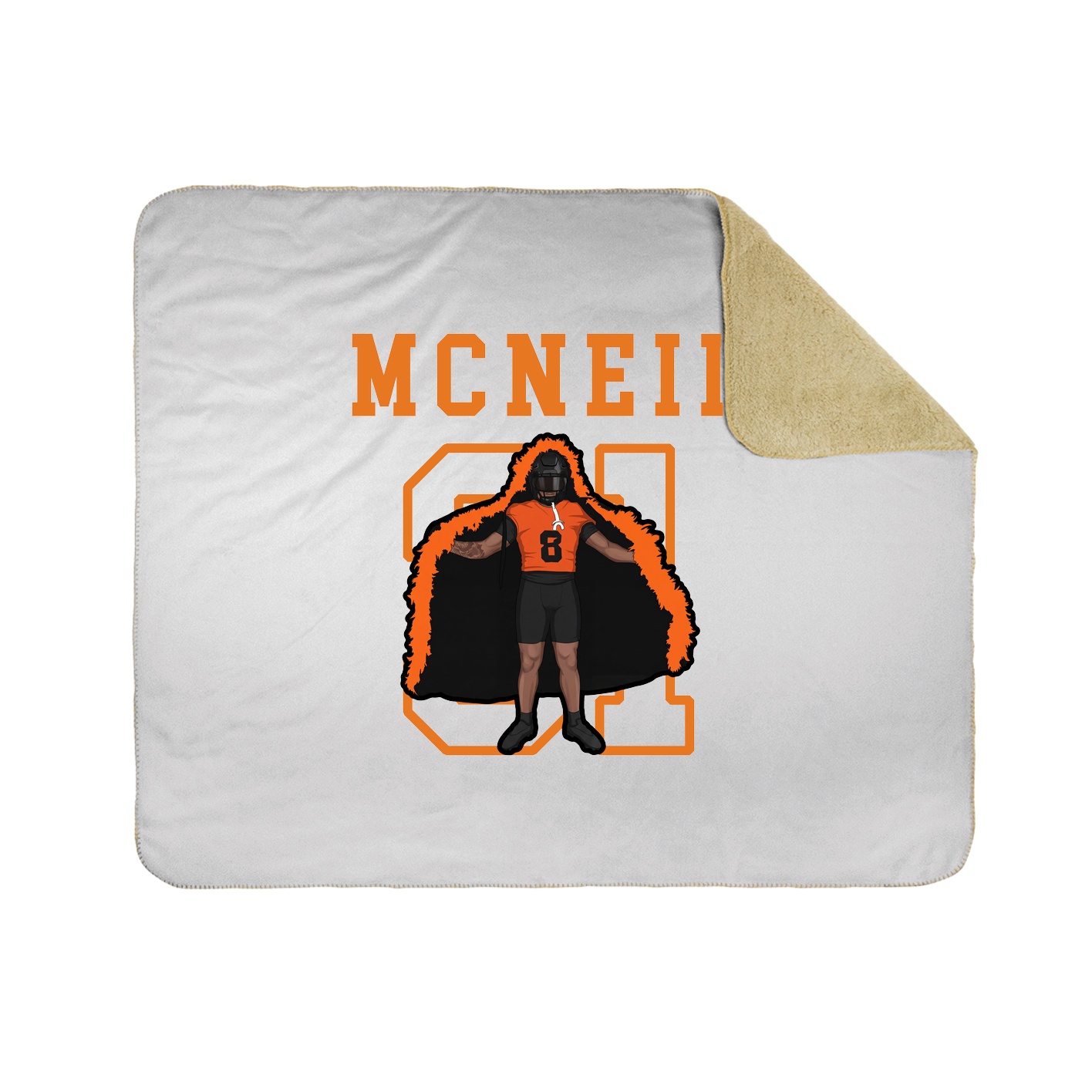 Throw Blanket — Shirsey in White
